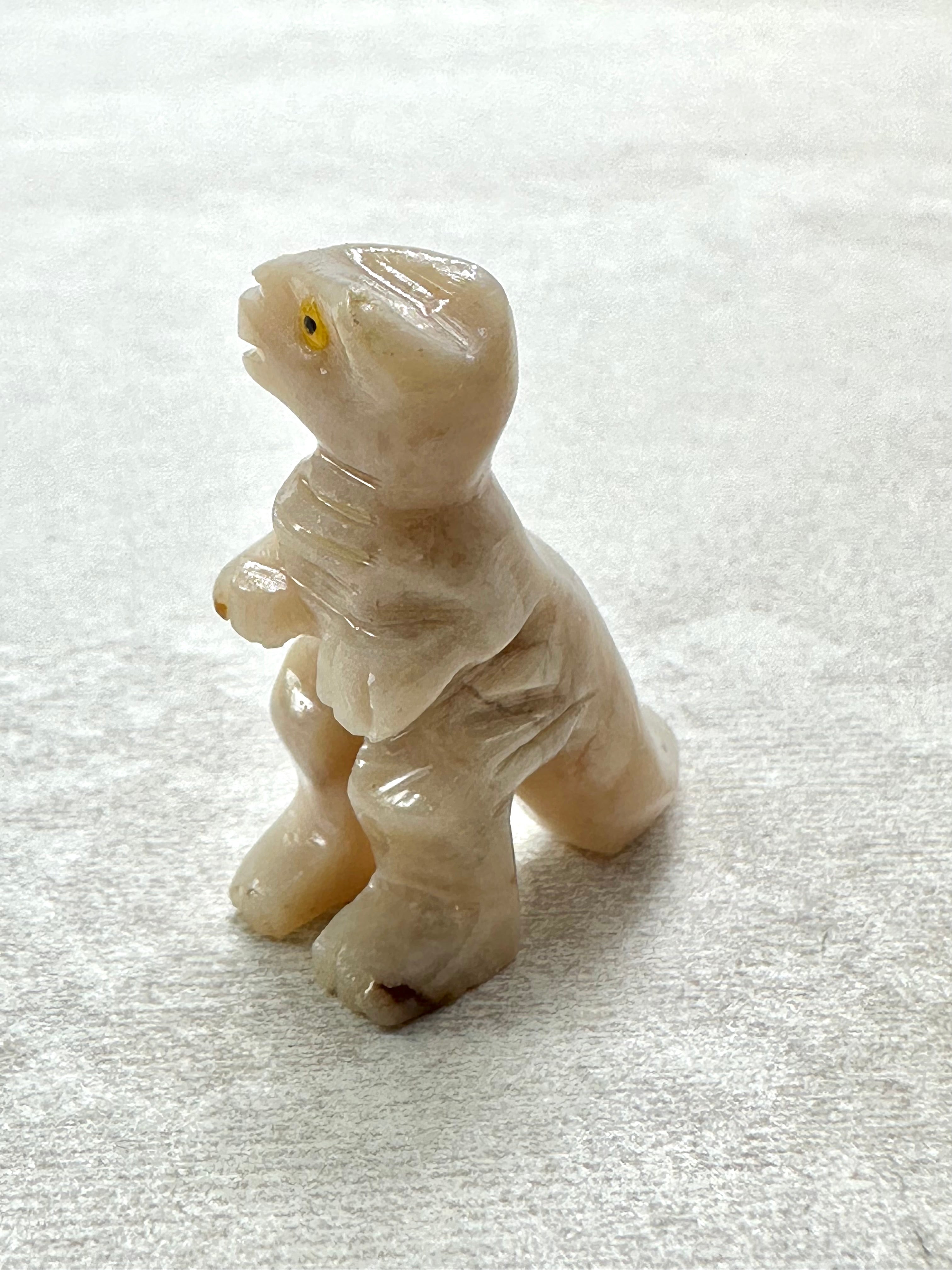 Animal made of soapstone – dinosaur - ZV020