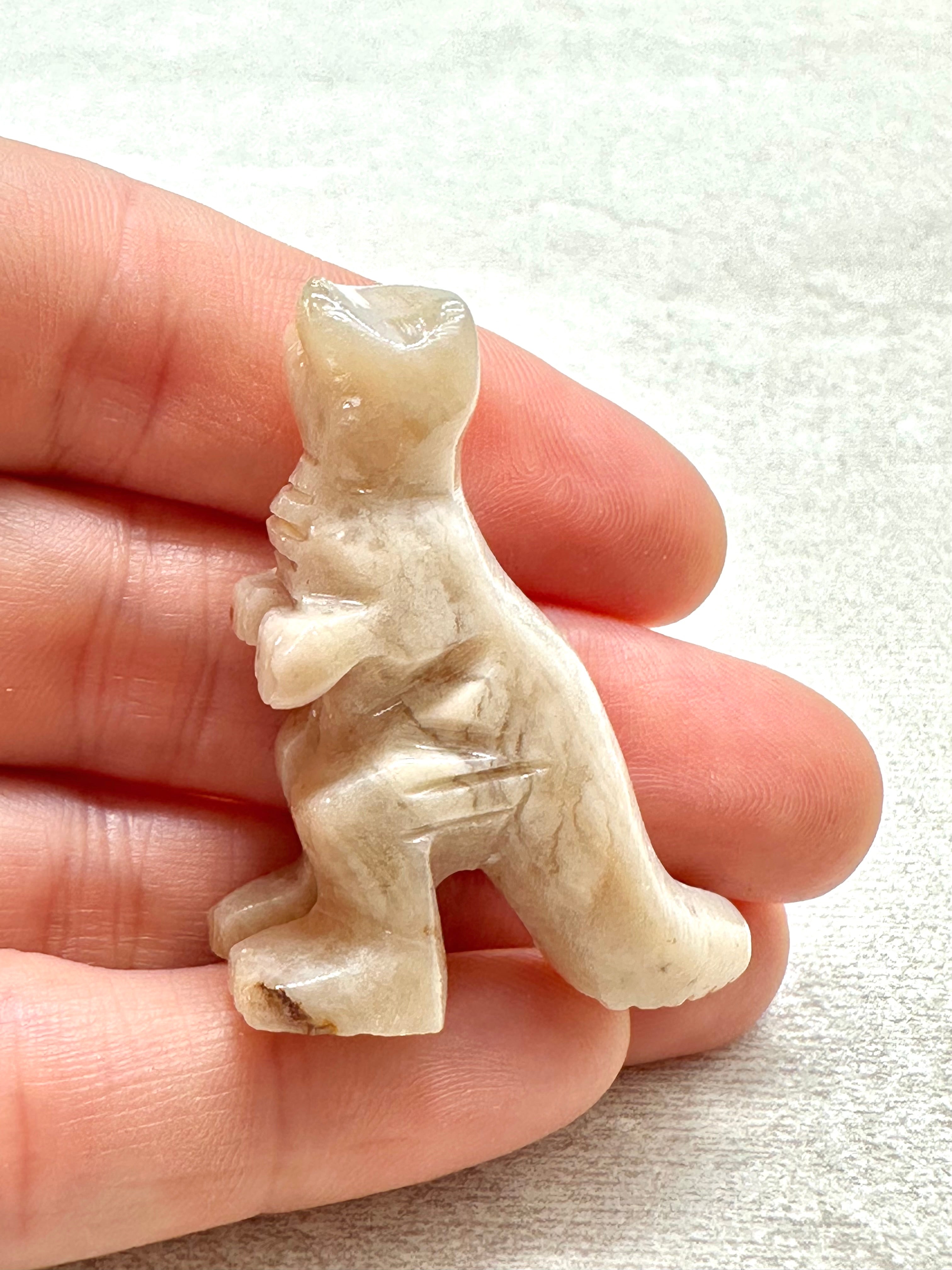 Animal made of soapstone – dinosaur - ZV020