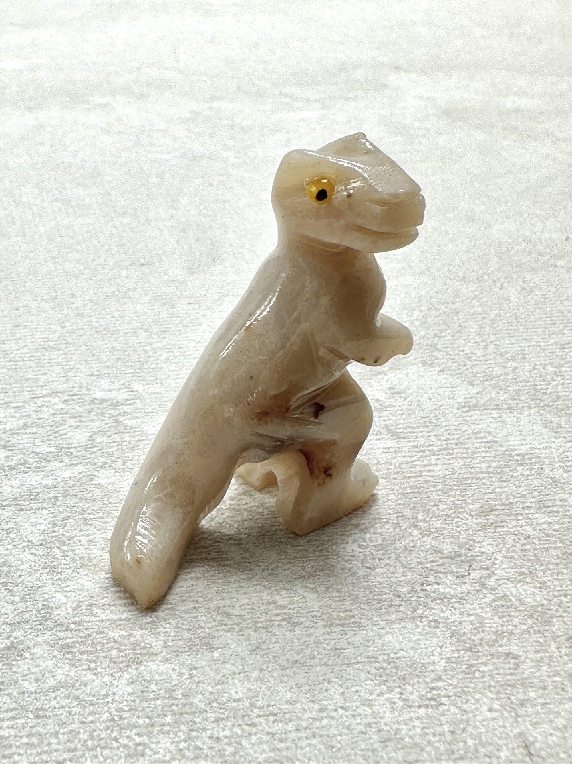Animal made of soapstone – dinosaur