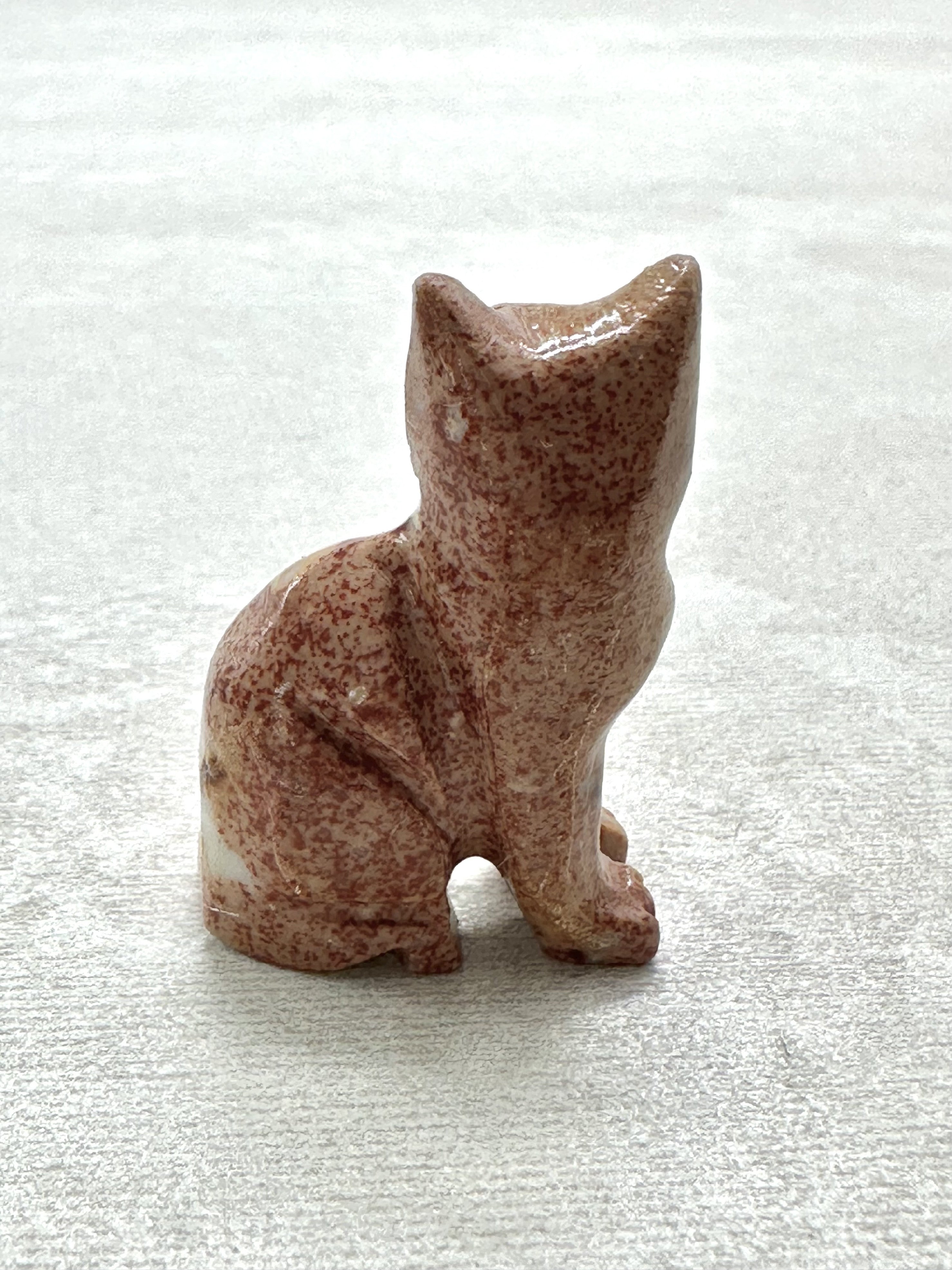 Animal made of soapstone – cat - ZV023