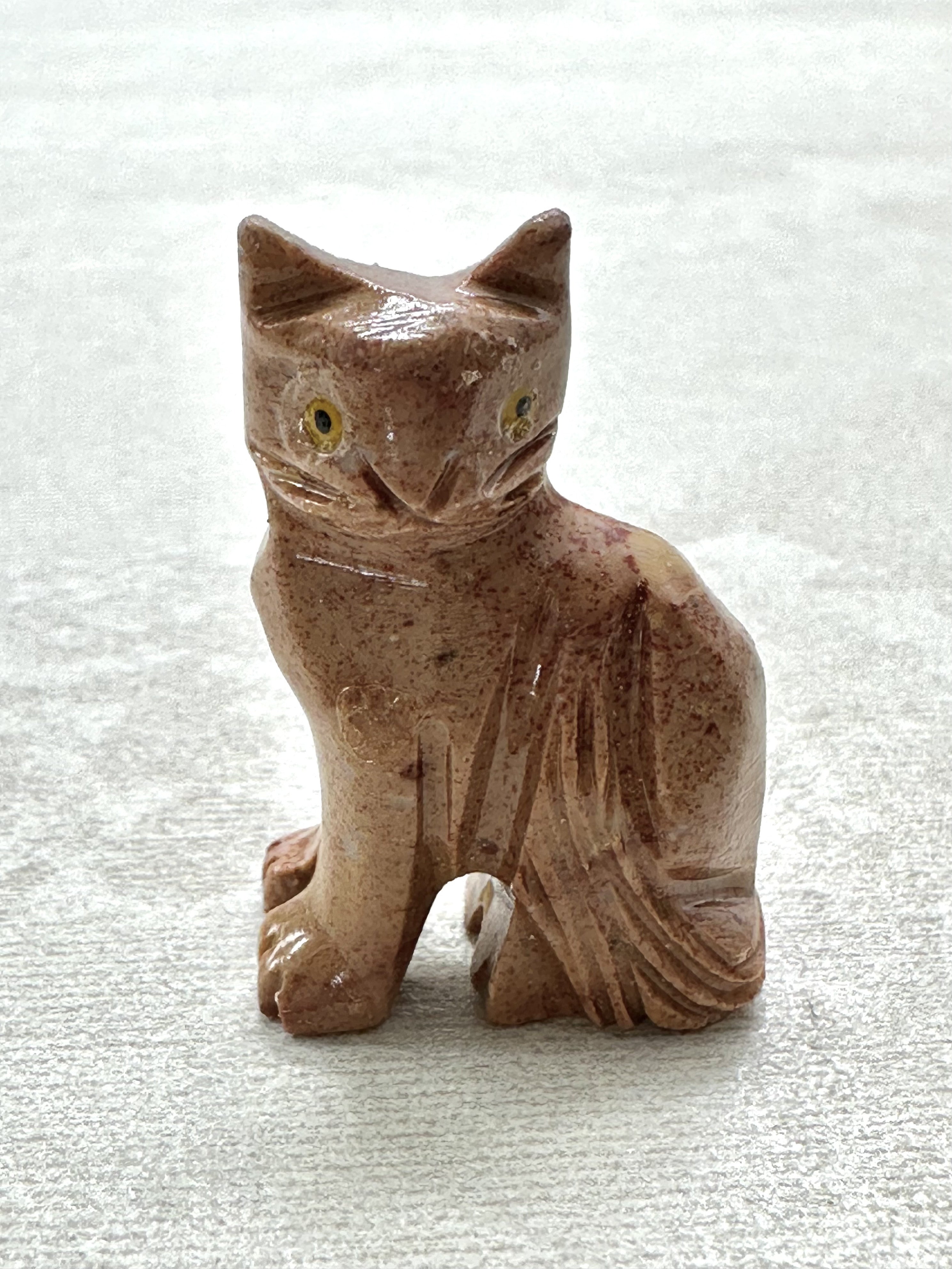 Animal made of soapstone – cat