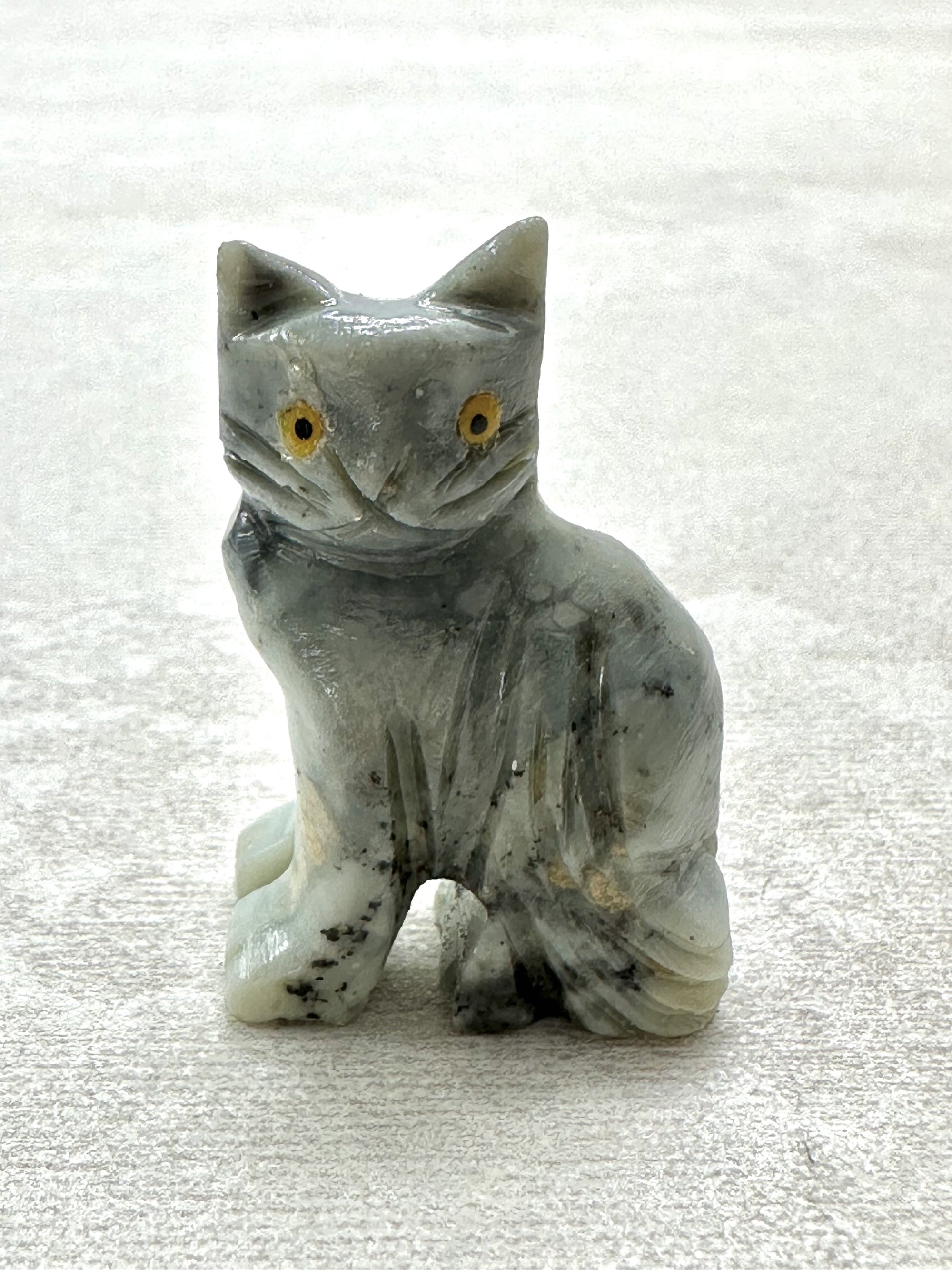 Animal made of soapstone – cat