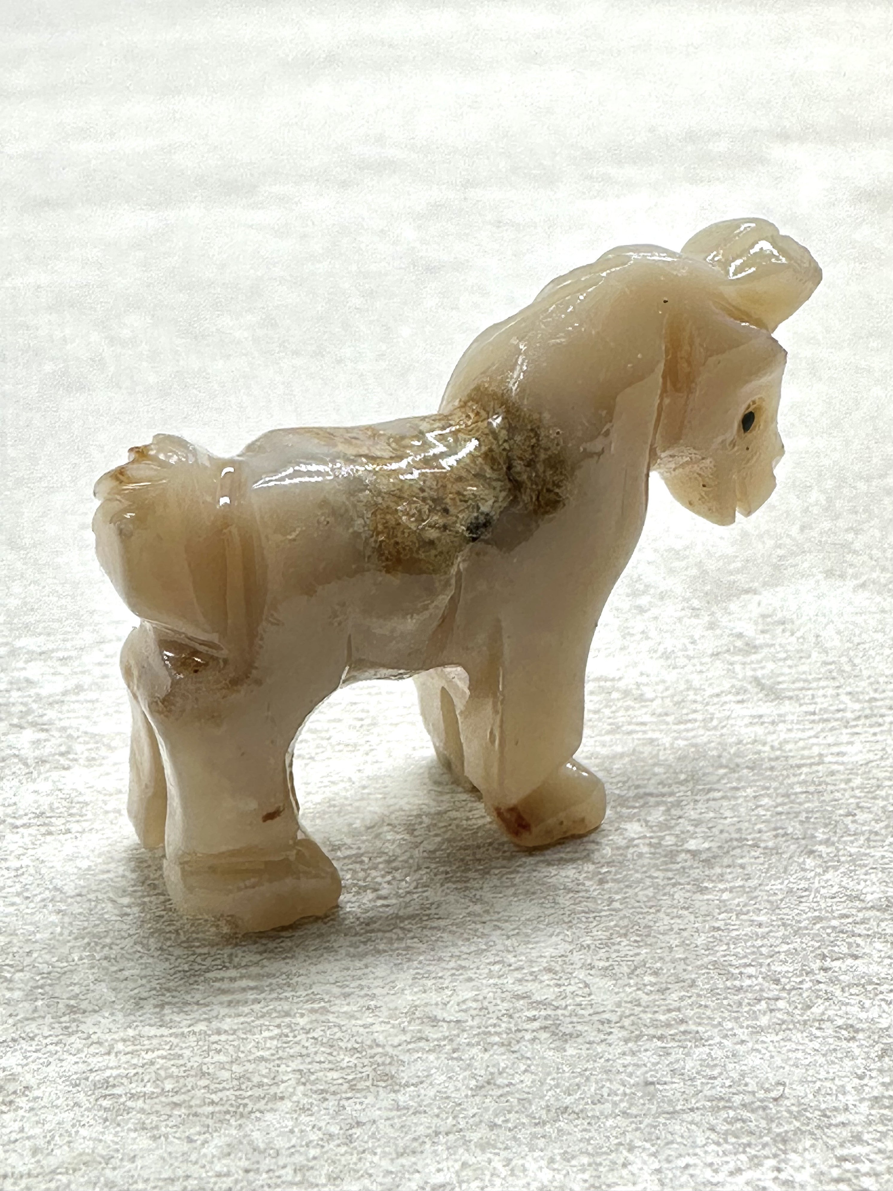 Animal made of soapstone – horse - ZV027