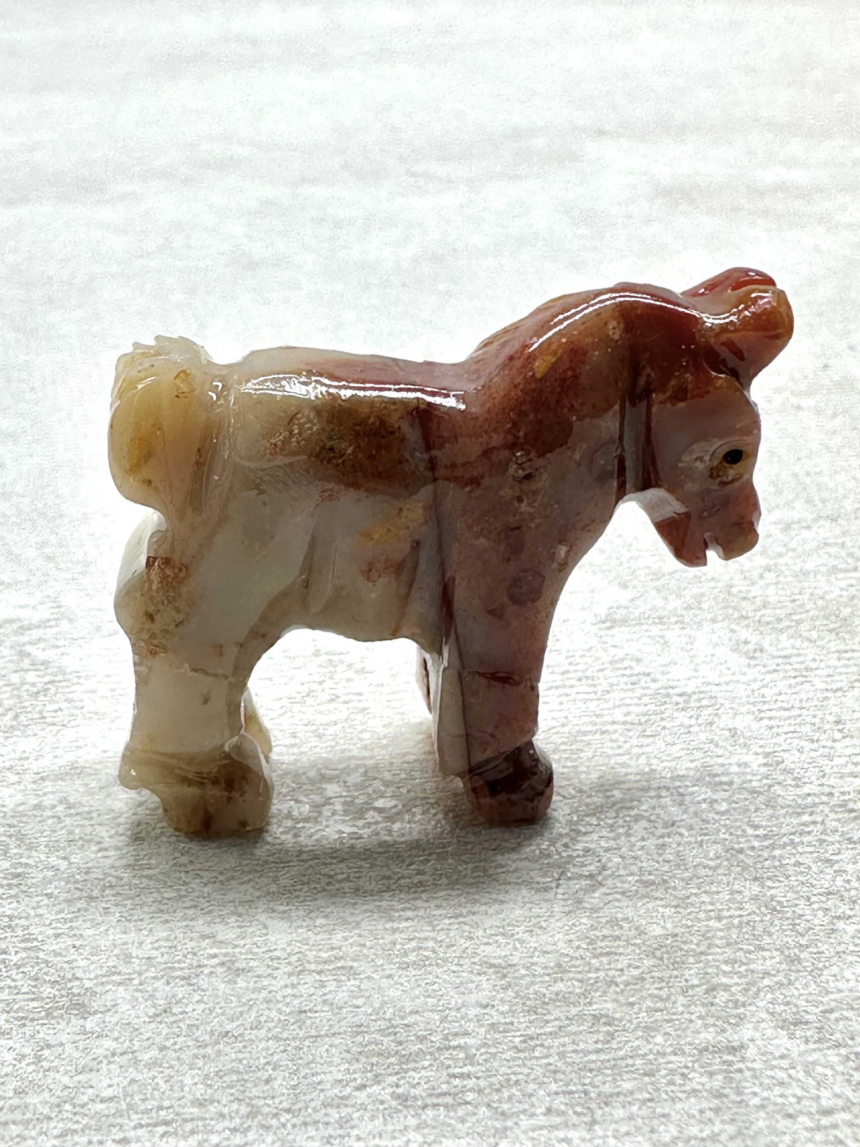 Animal made of soapstone – horse - ZV031