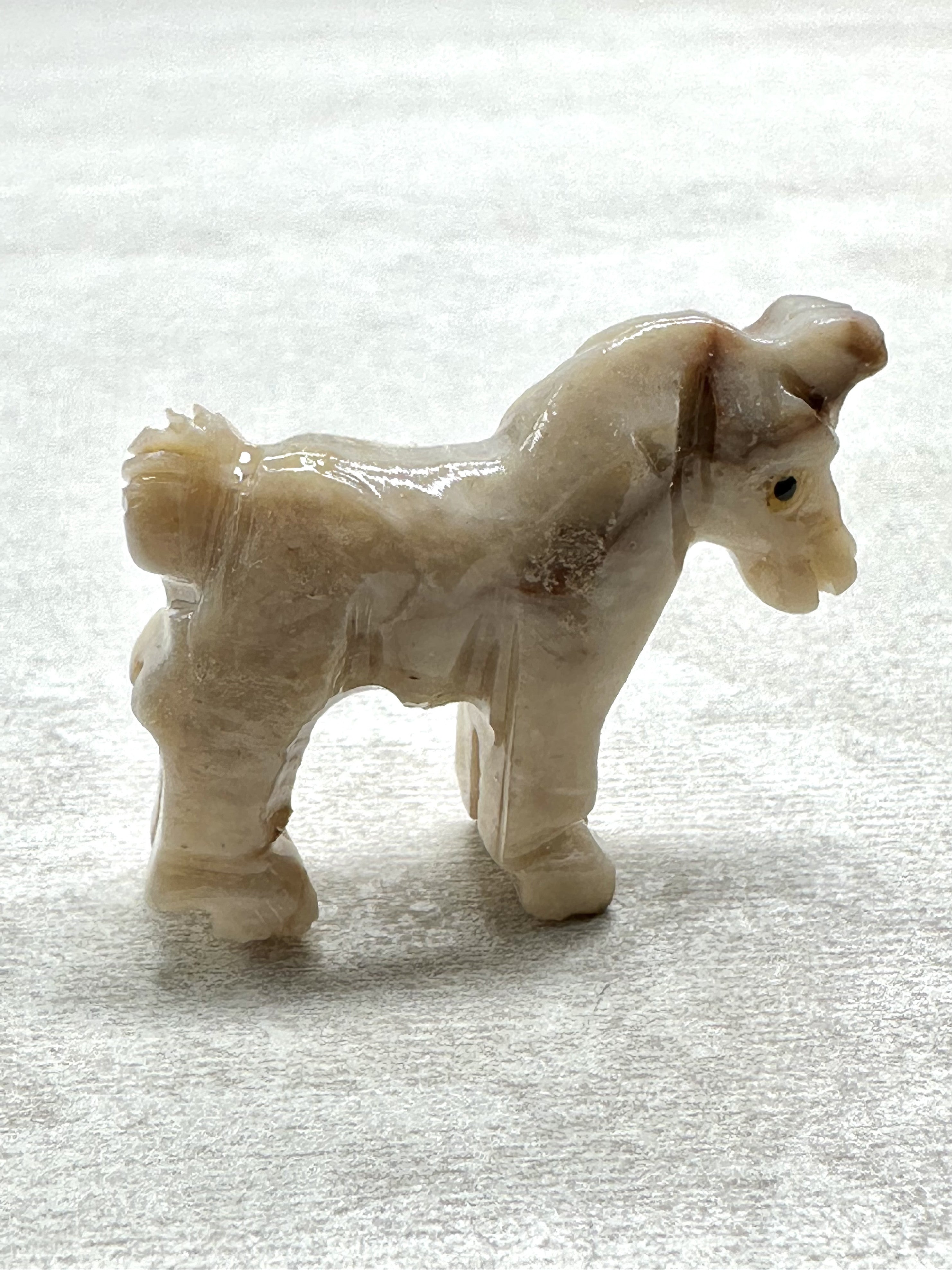 Animal made of soapstone – horse - ZV032