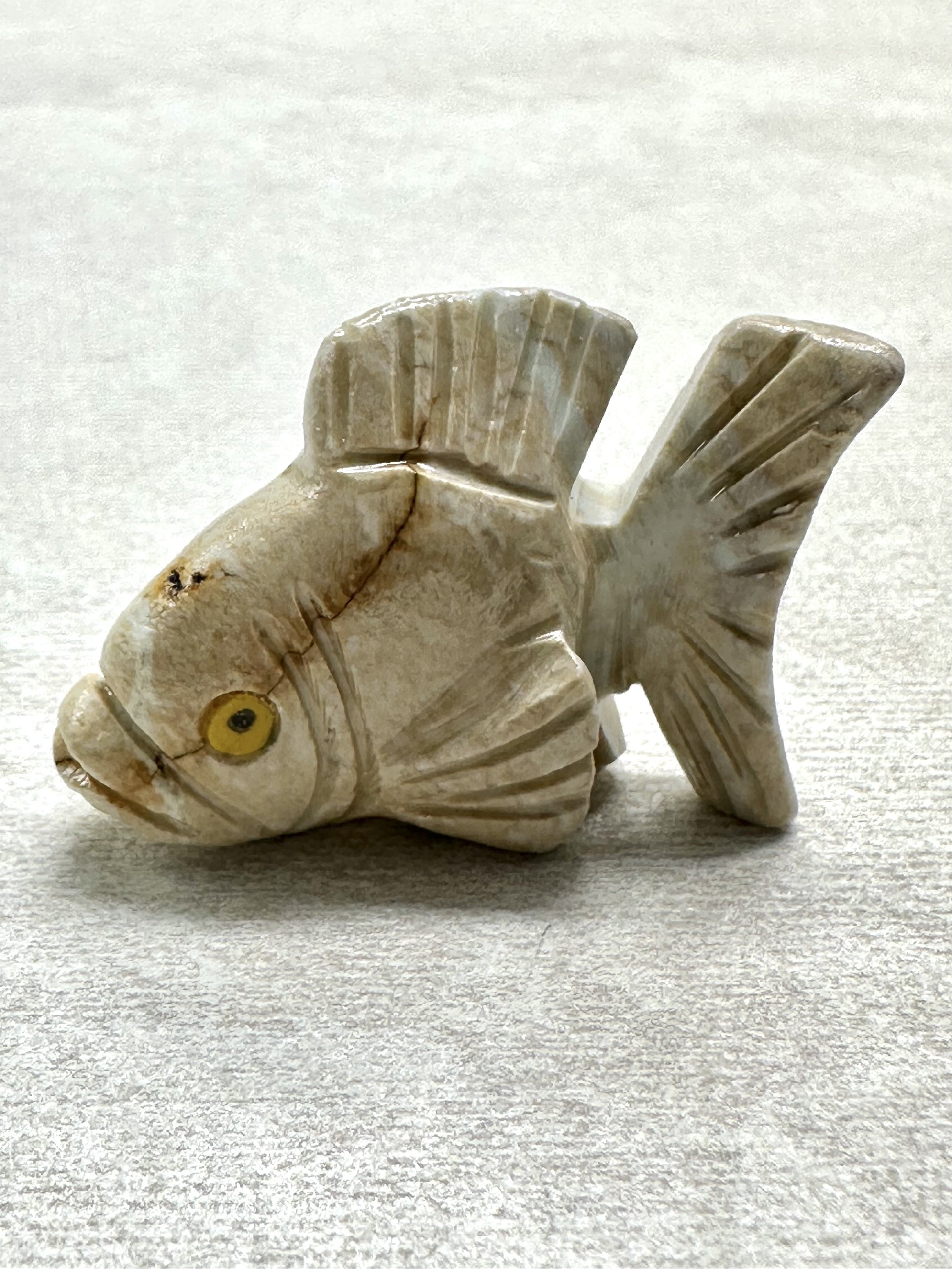Animal made of soapstone – fish - ZV033
