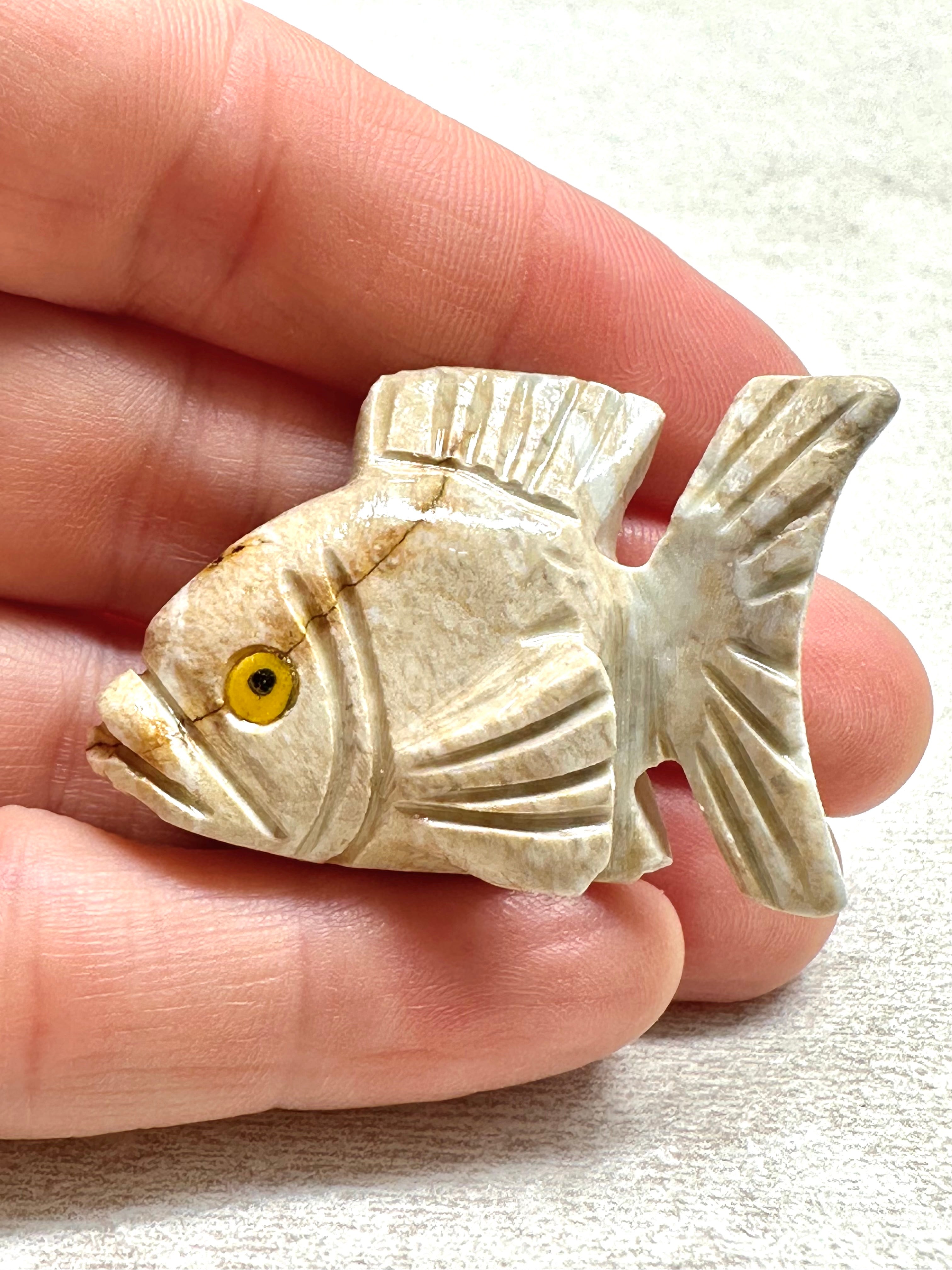 Animal made of soapstone – fish