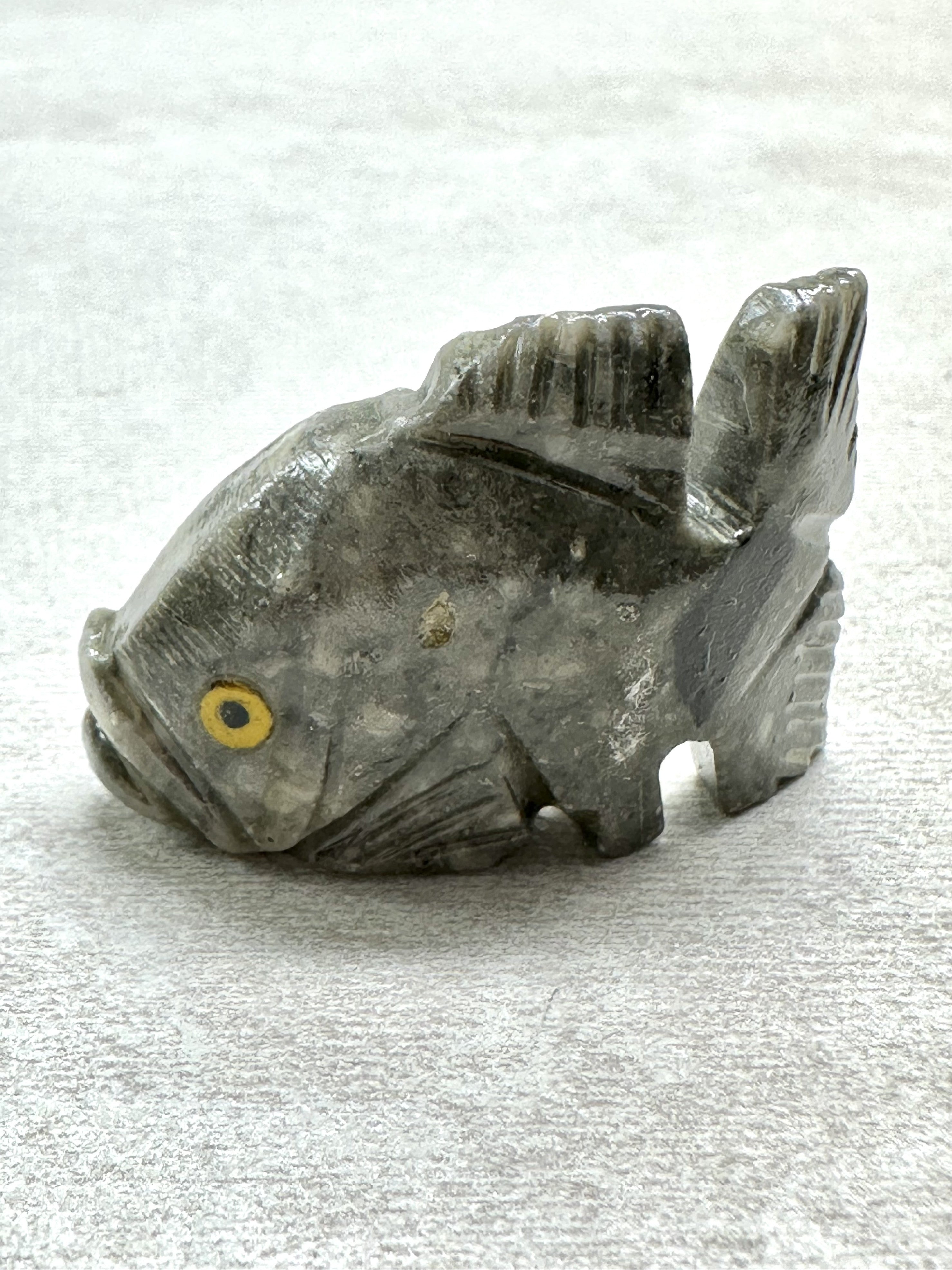 Animal made of soapstone – fish - ZV034