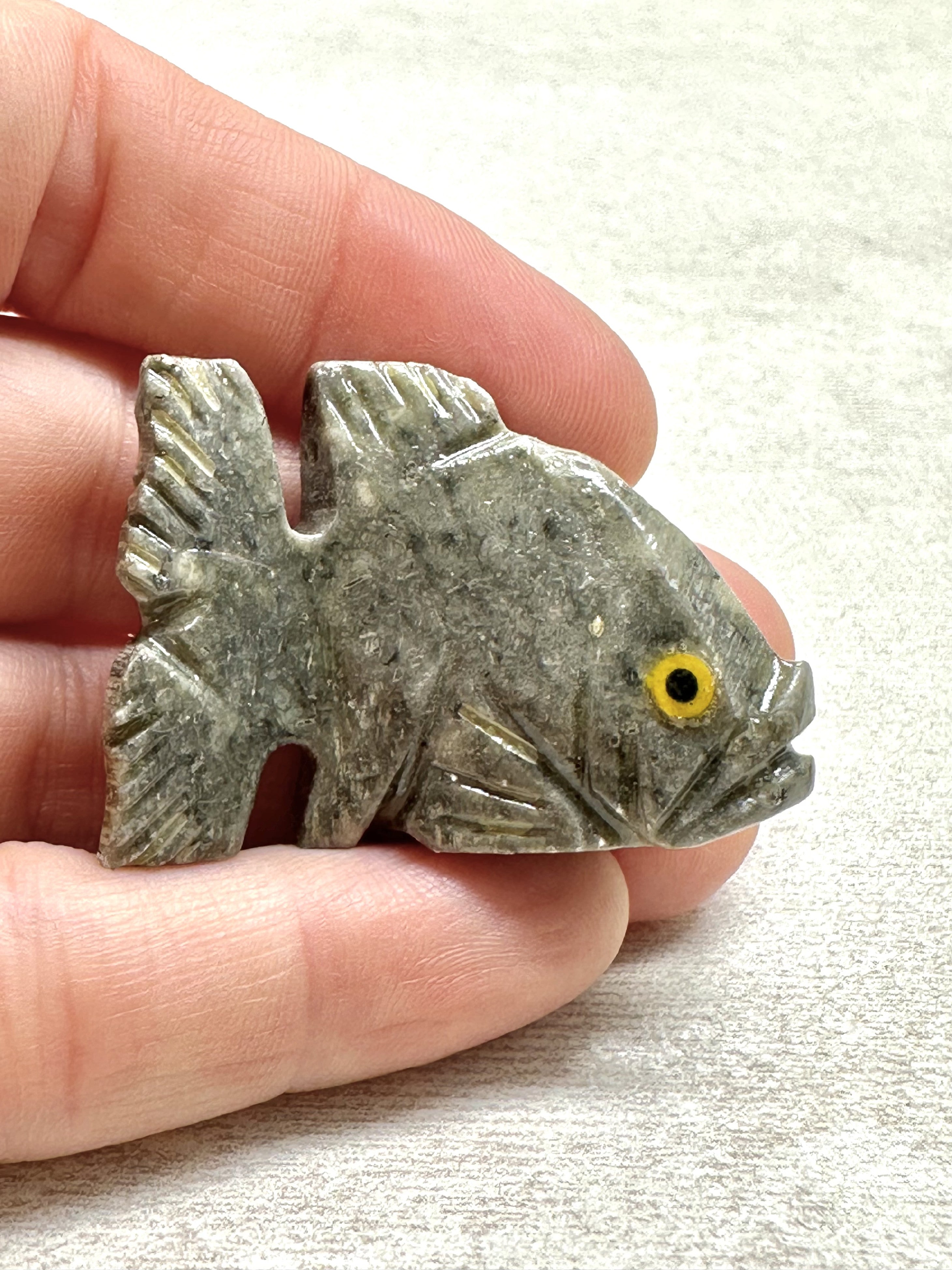 Animal made of soapstone – fish