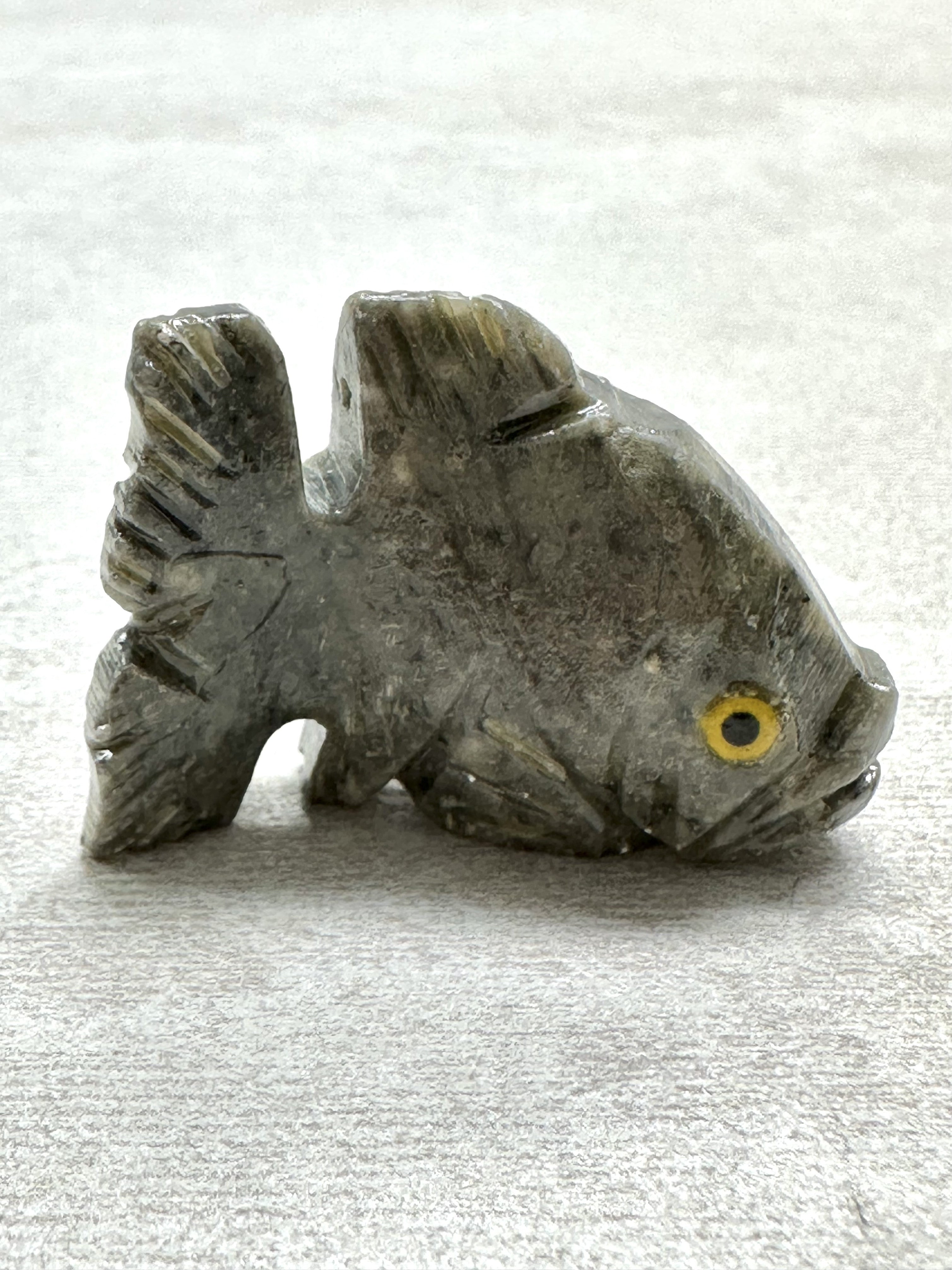 Animal made of soapstone – fish - ZV034