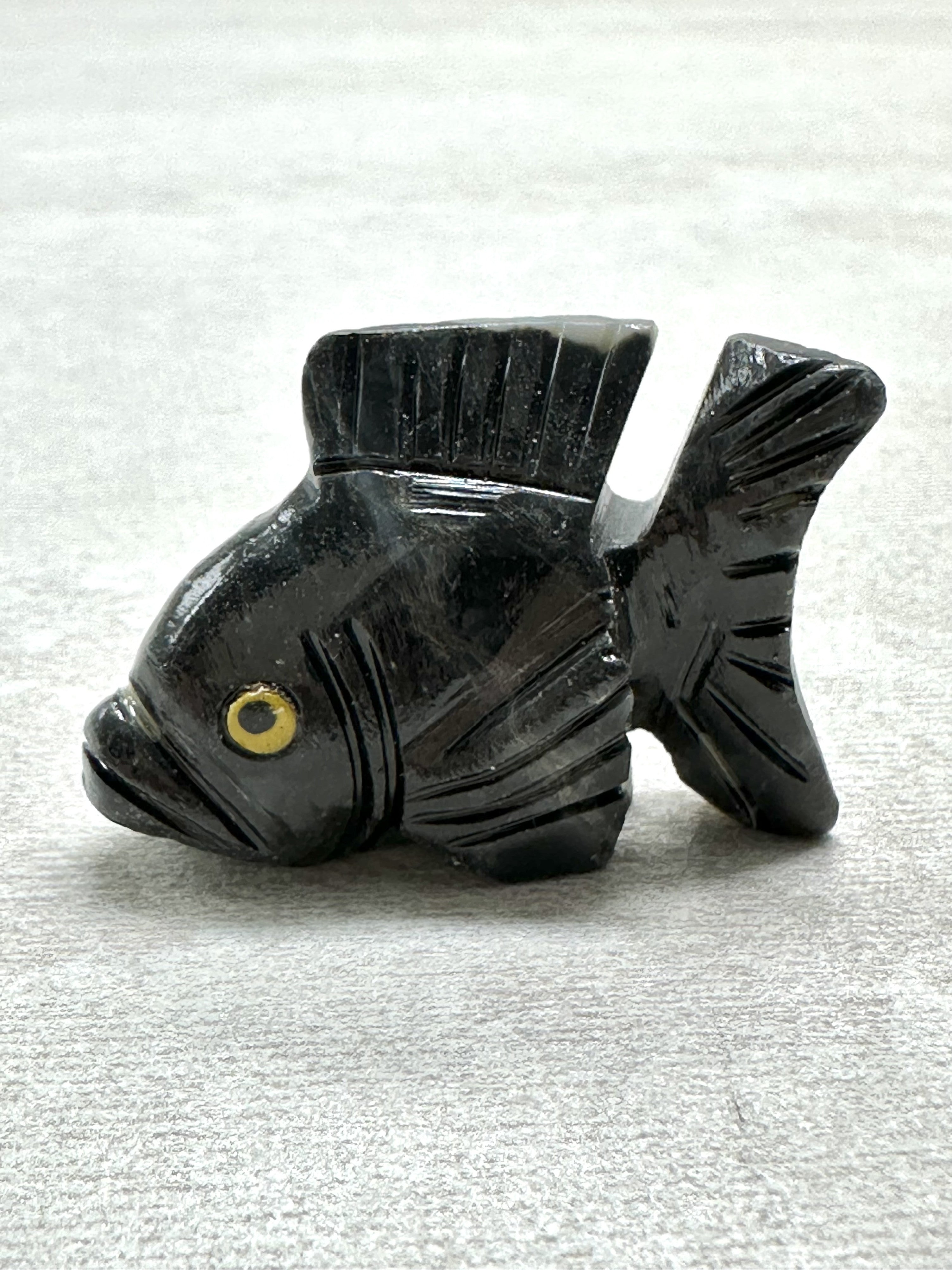 Animal made of soapstone – fish - ZV036