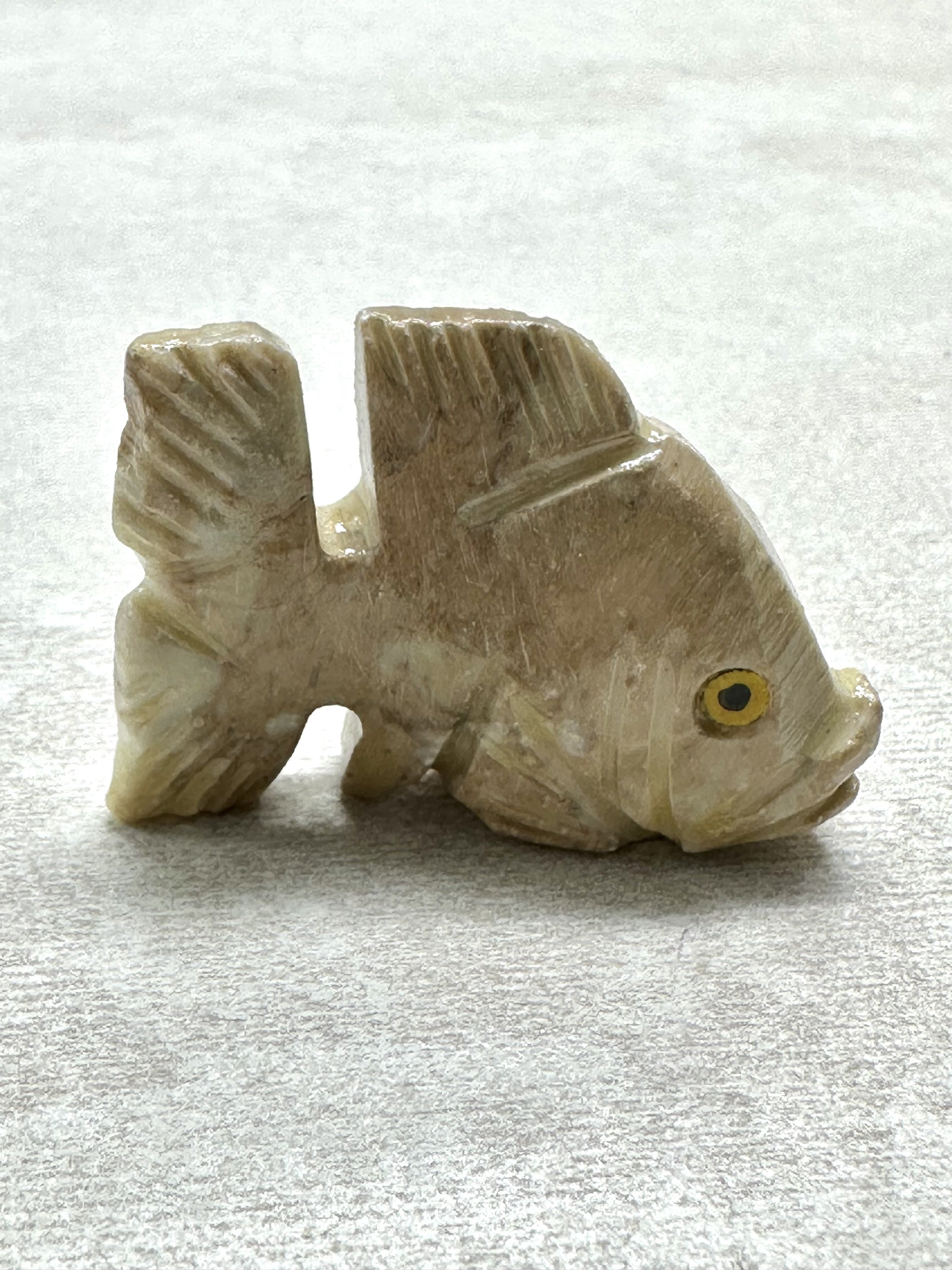 Animal made of soapstone – fish - ZV037