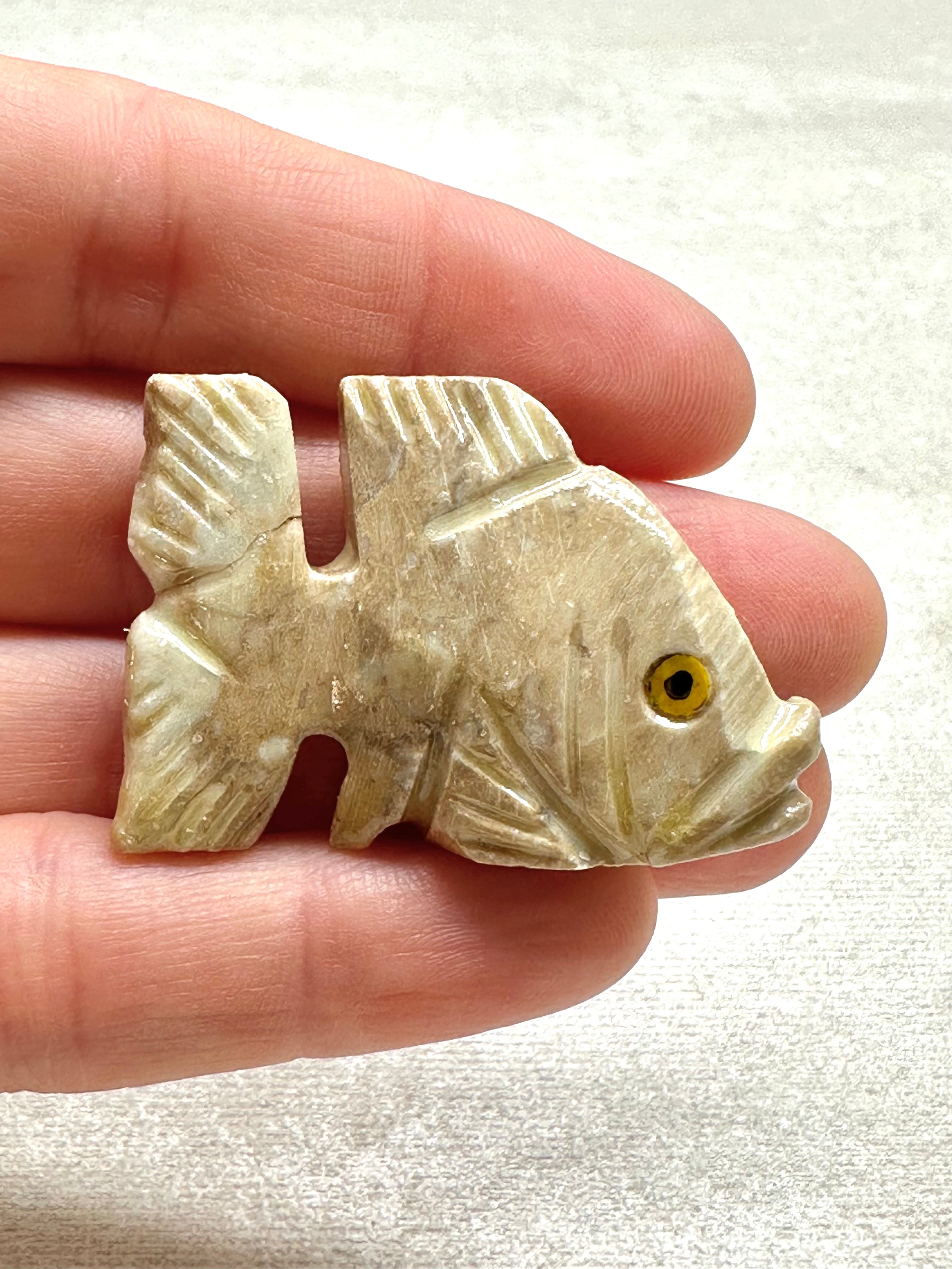 Animal made of soapstone – fish