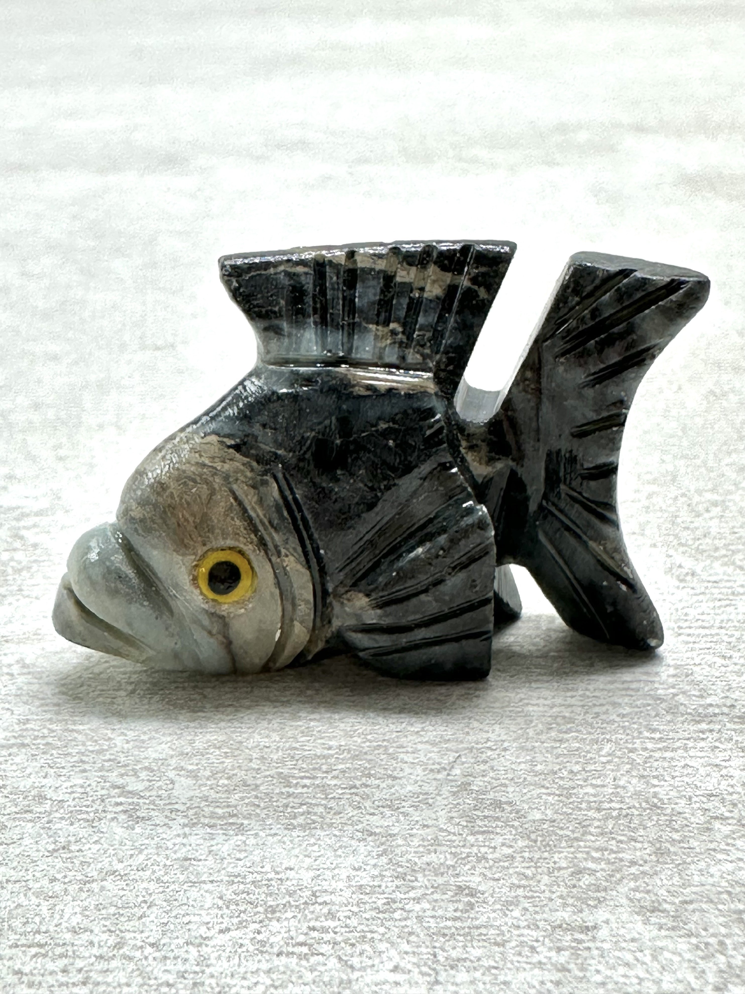 Animal made of soapstone – fish - ZV038