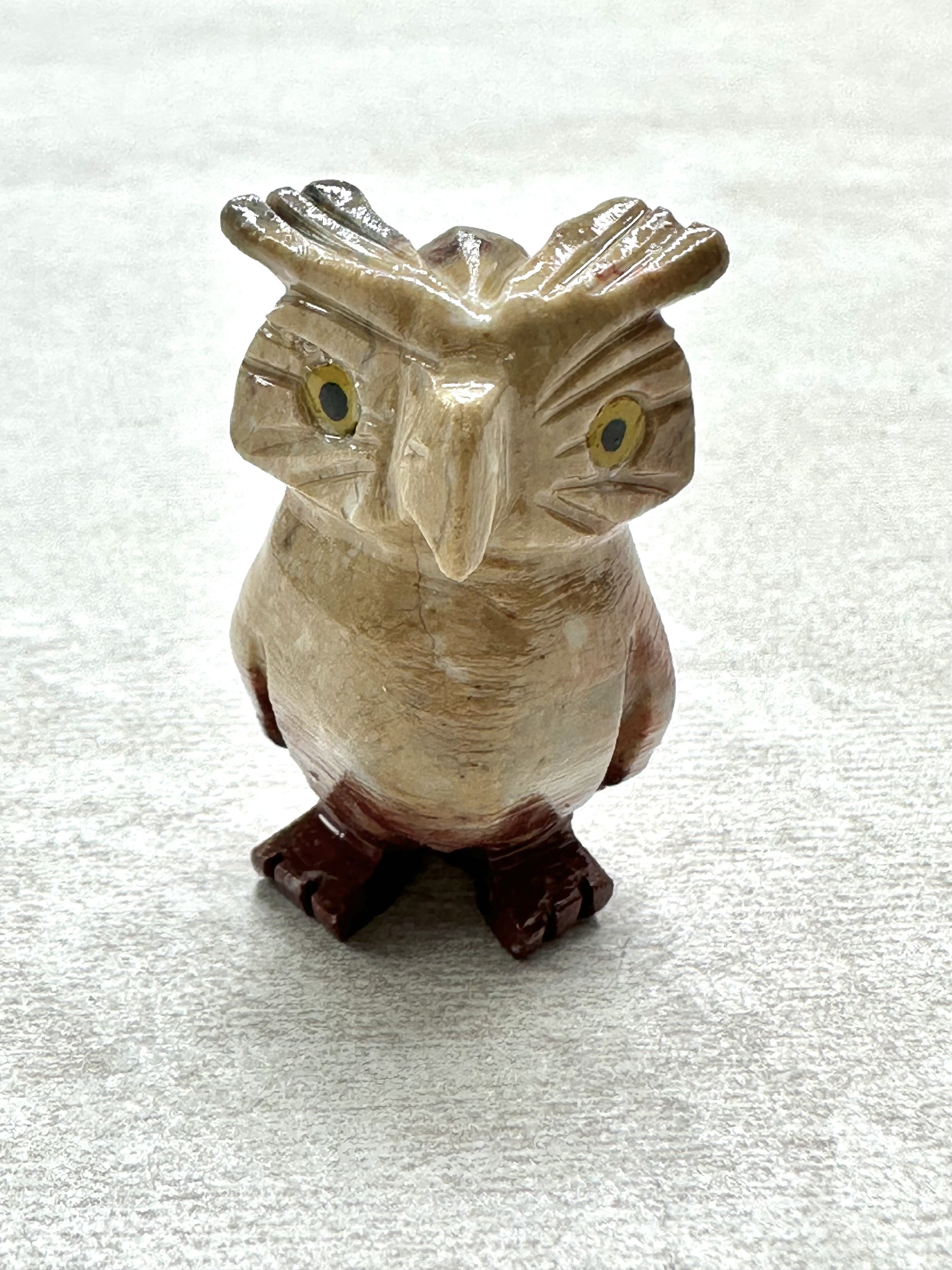Animal made of soapstone – owl
