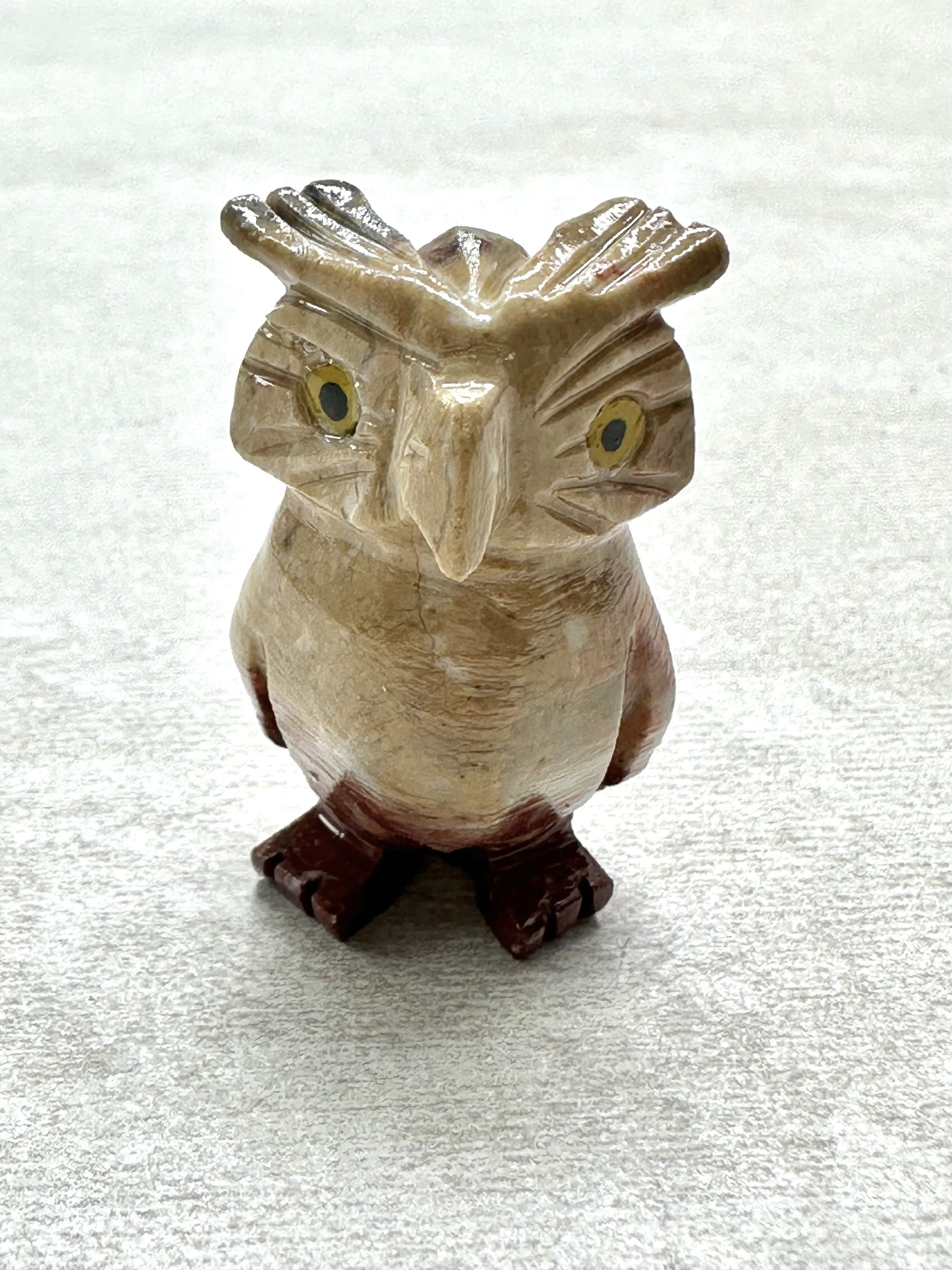 Animal made of soapstone – owl