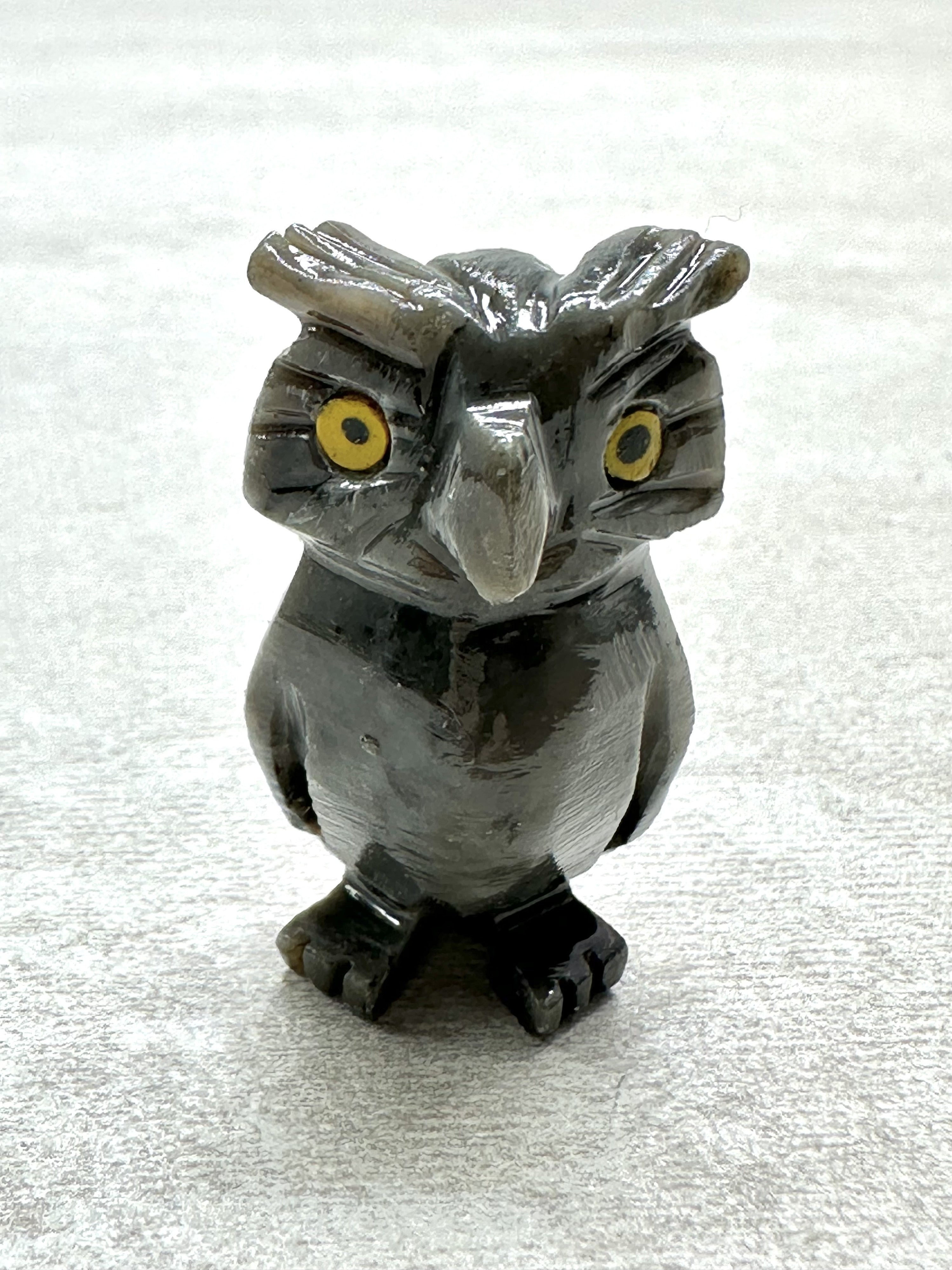 Animal made of soapstone – owl