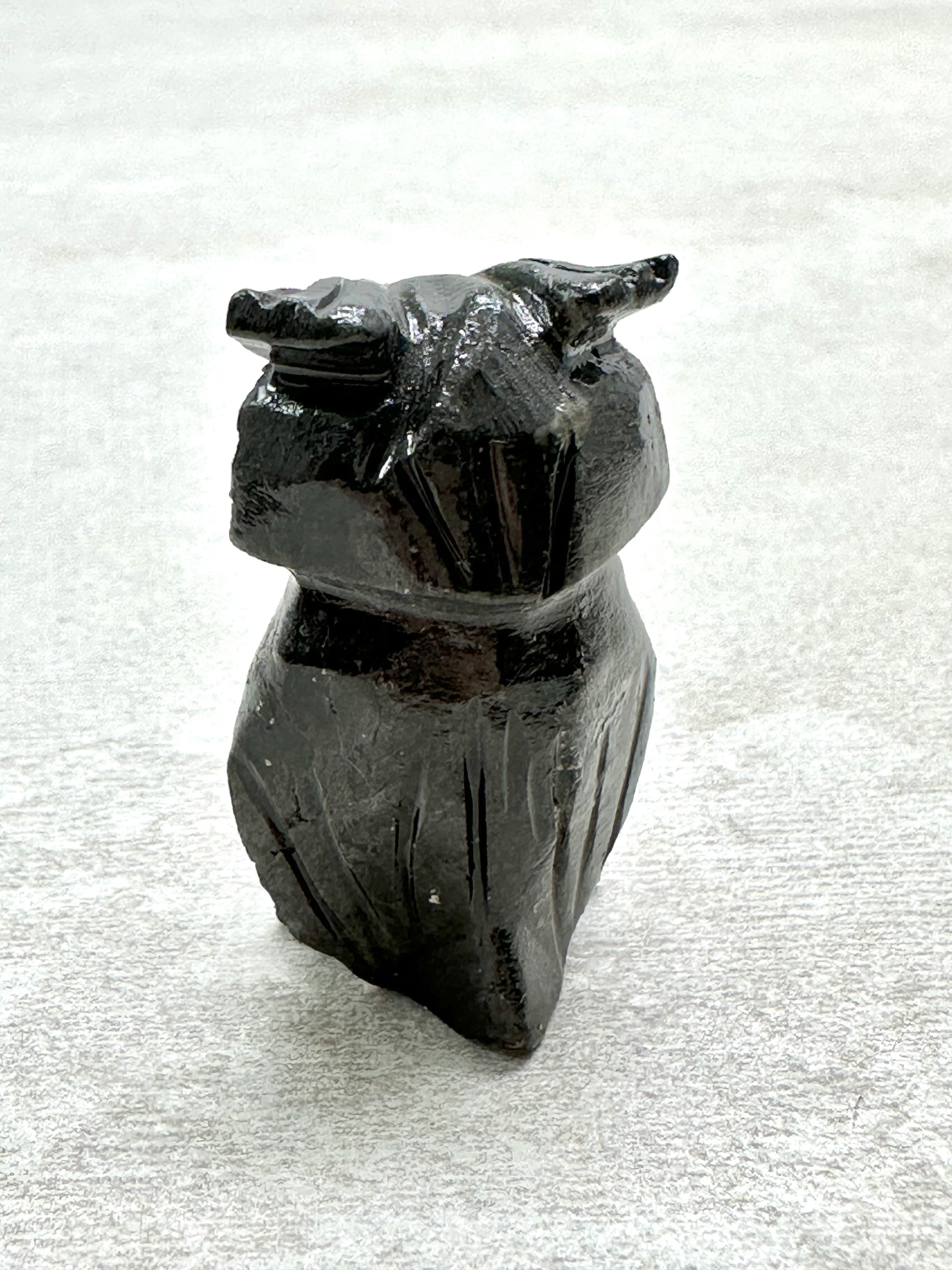 Animal made of soapstone – owl - ZV043