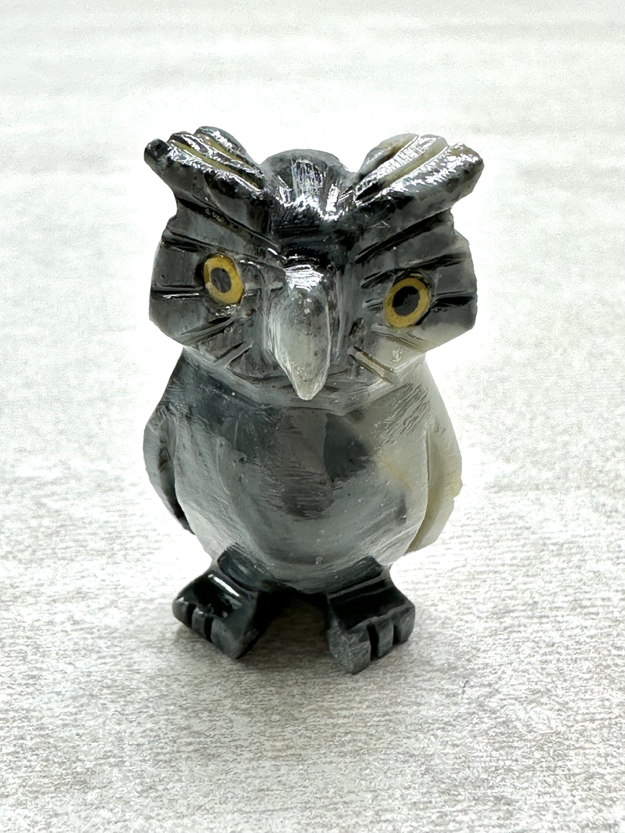 Animal made of soapstone – owl