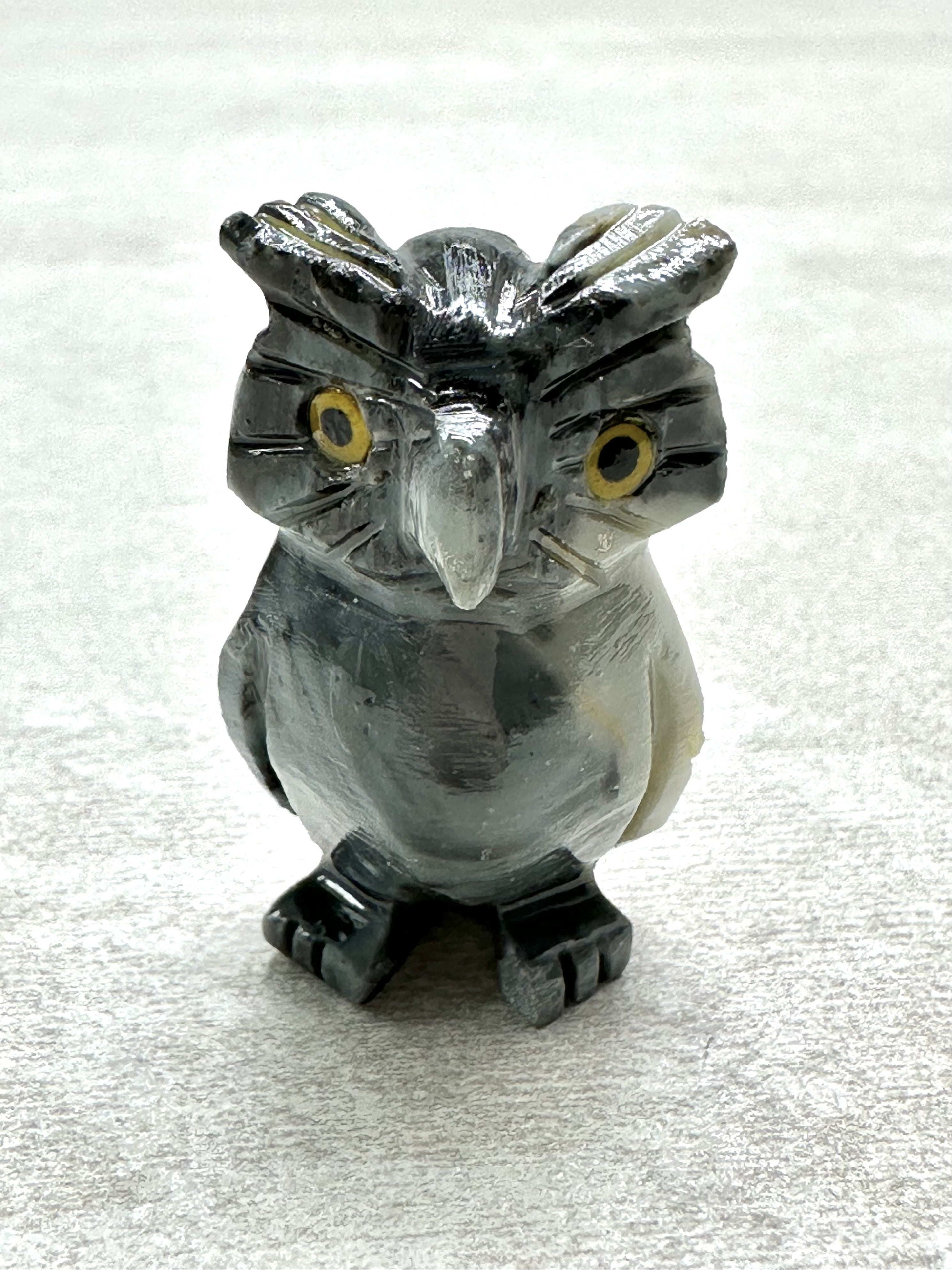 Animal made of soapstone – owl