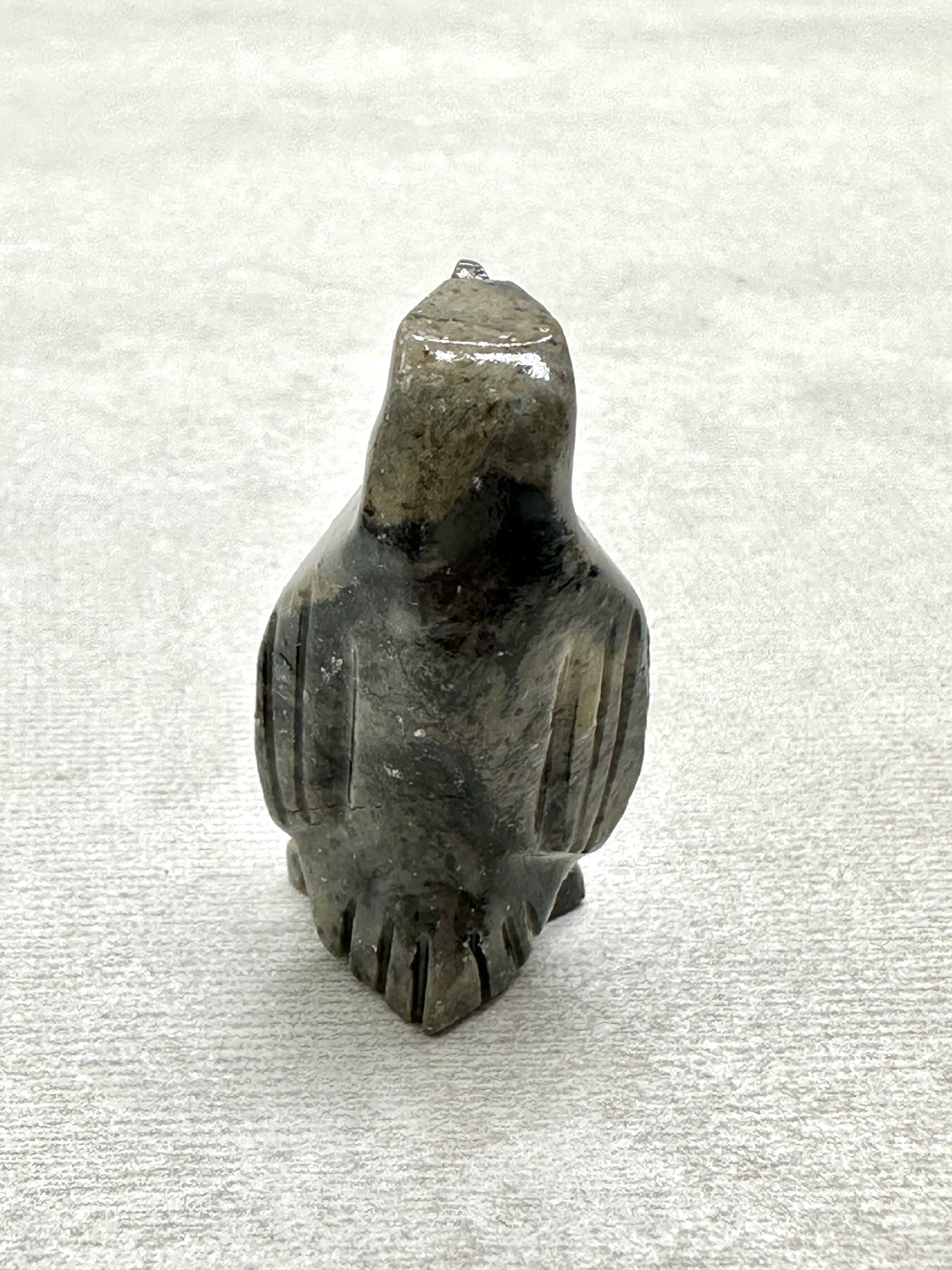 Animal made of soapstone – penguin - ZV046