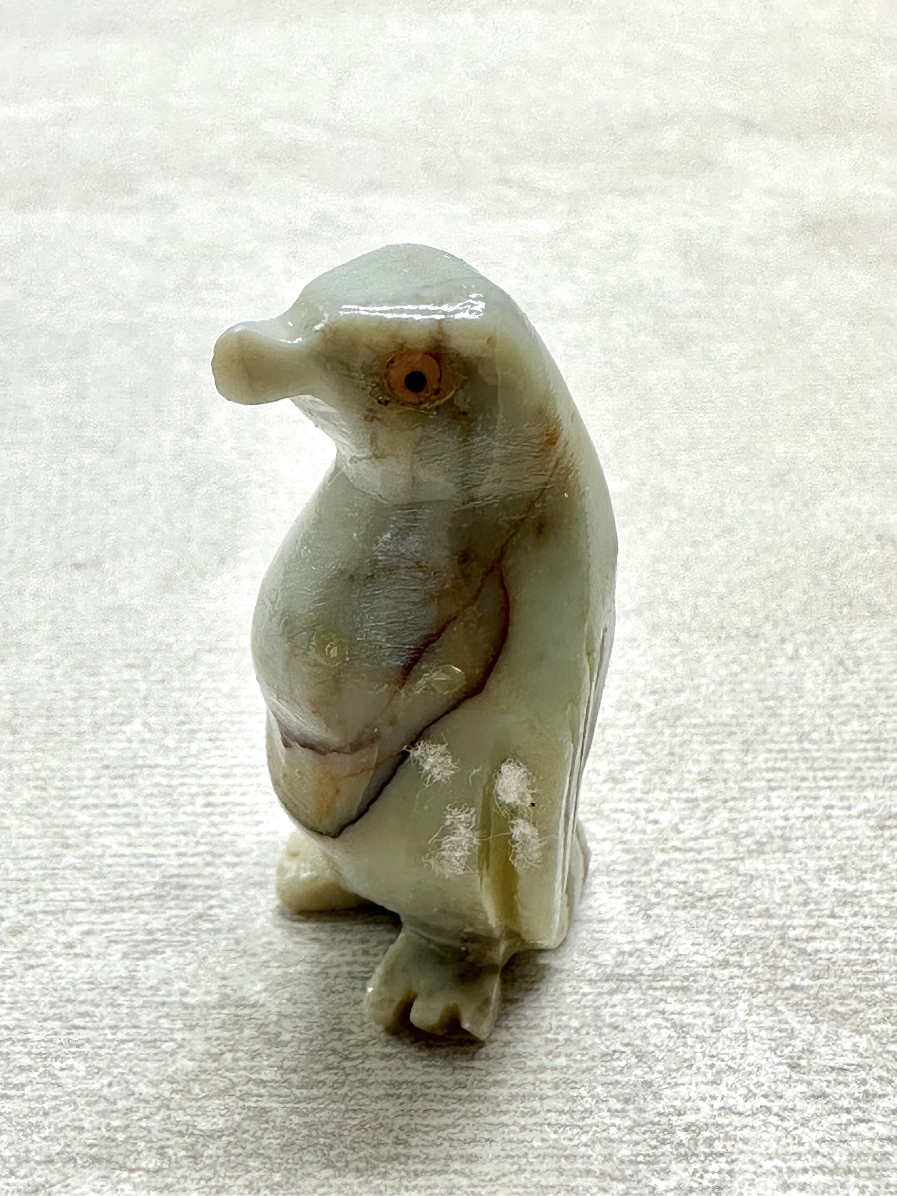 Animal made of soapstone – penguin - ZV047