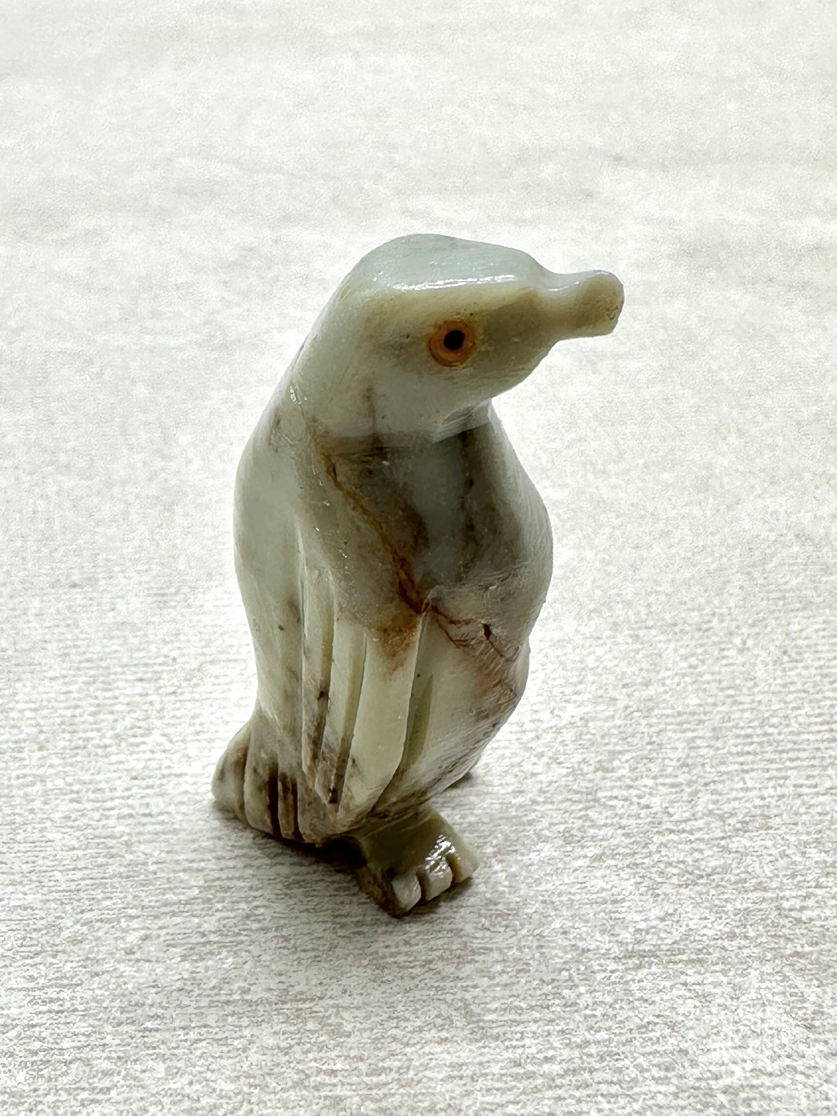 Animal made of soapstone – penguin