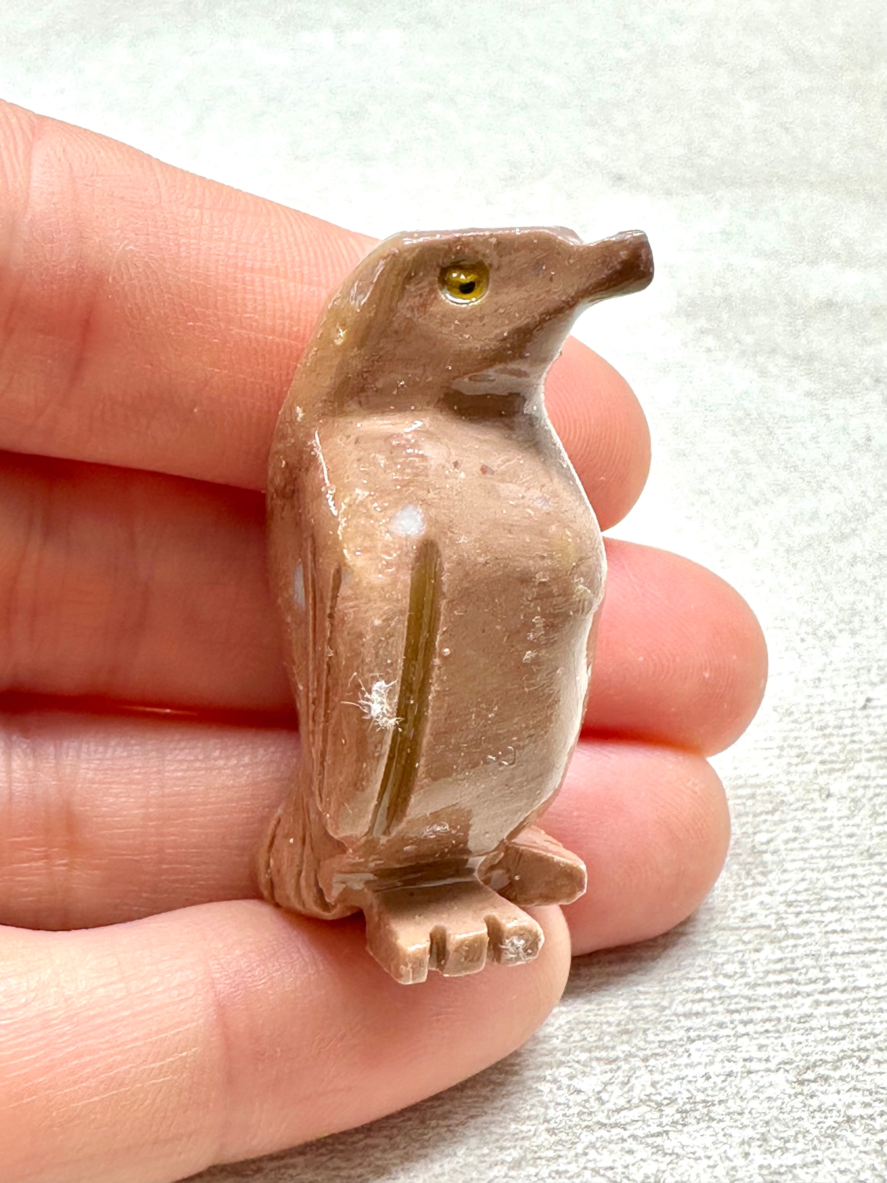 Animal made of soapstone – penguin