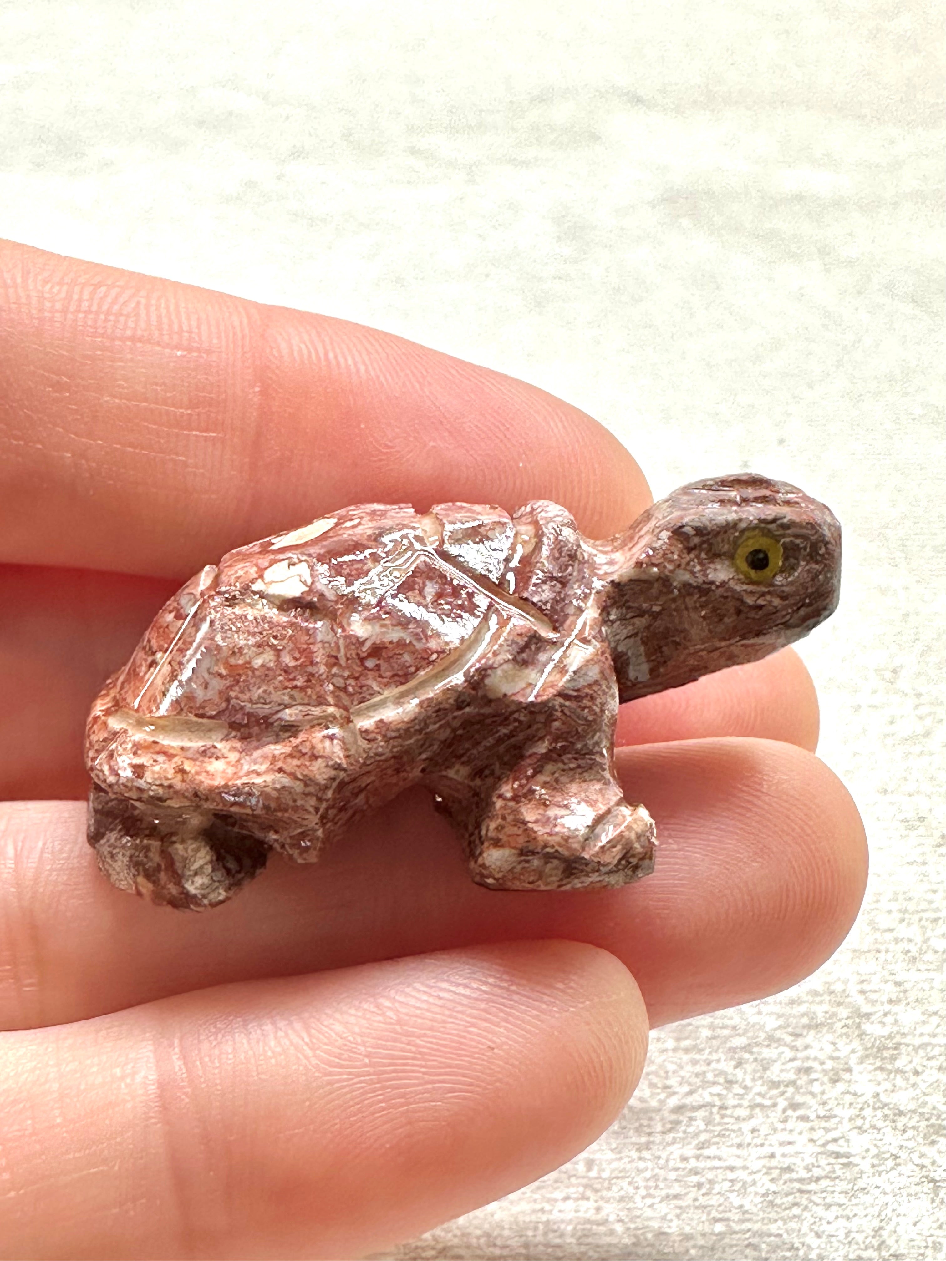 Animal made of soapstone – turtle - ZV054