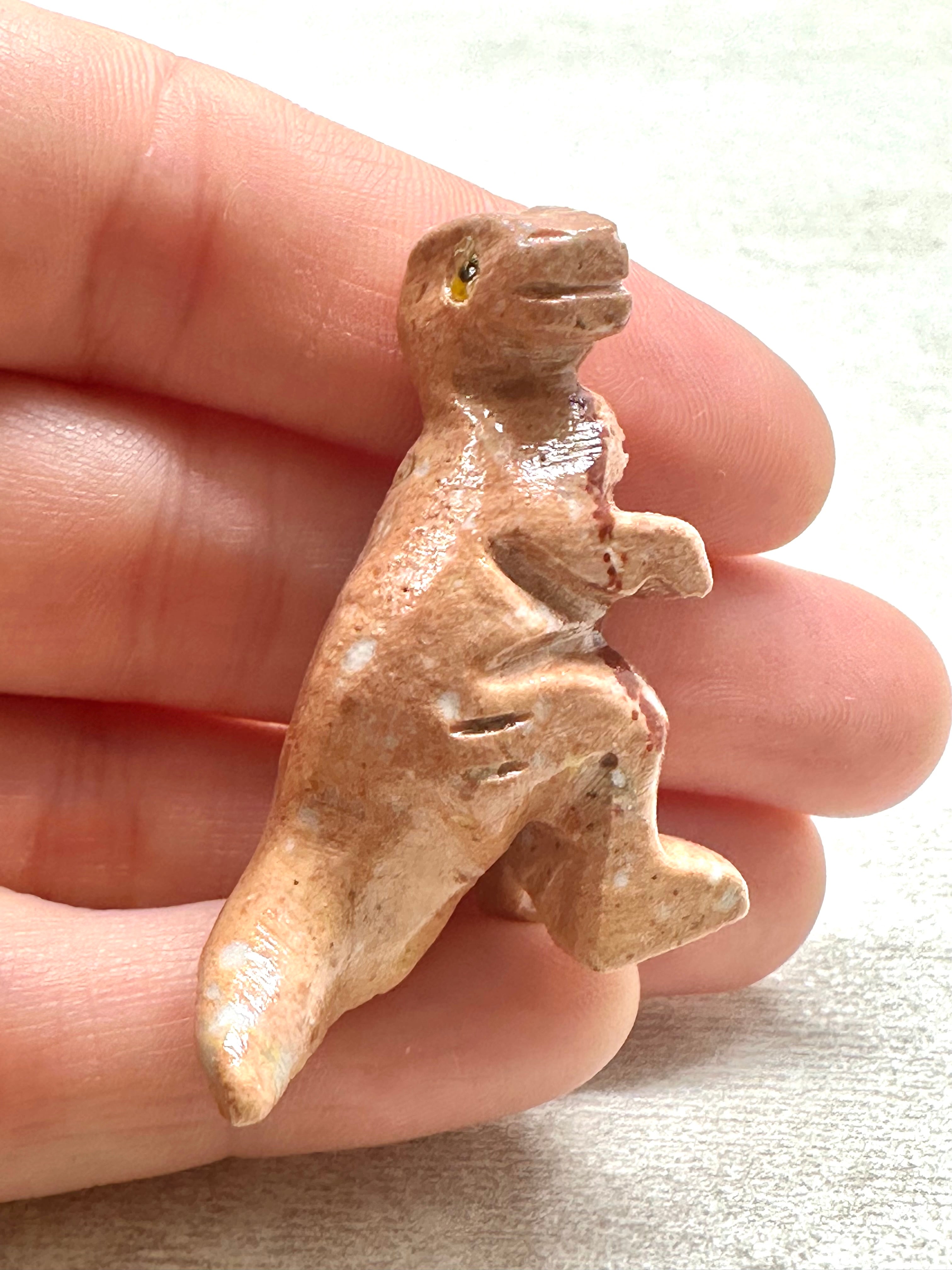 Animal made of soapstone – dinosaur - ZV057