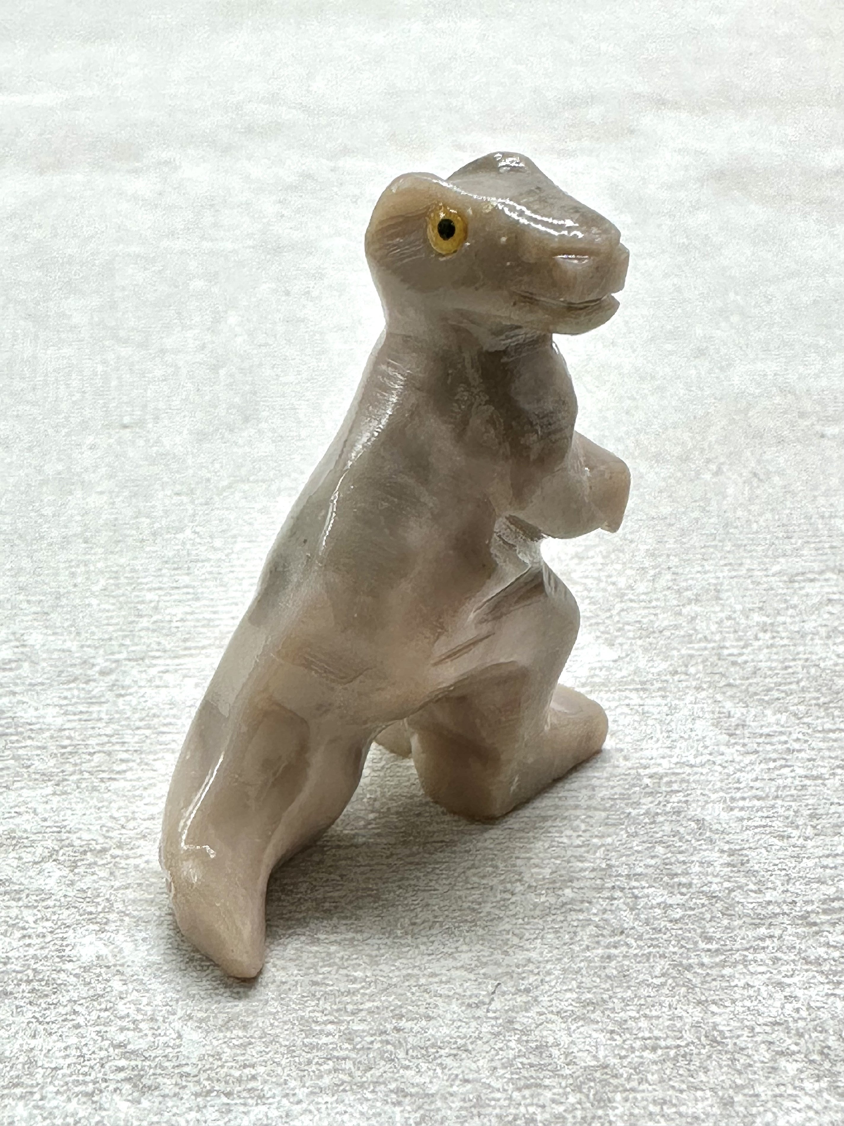 Animal made of soapstone – dinosaur