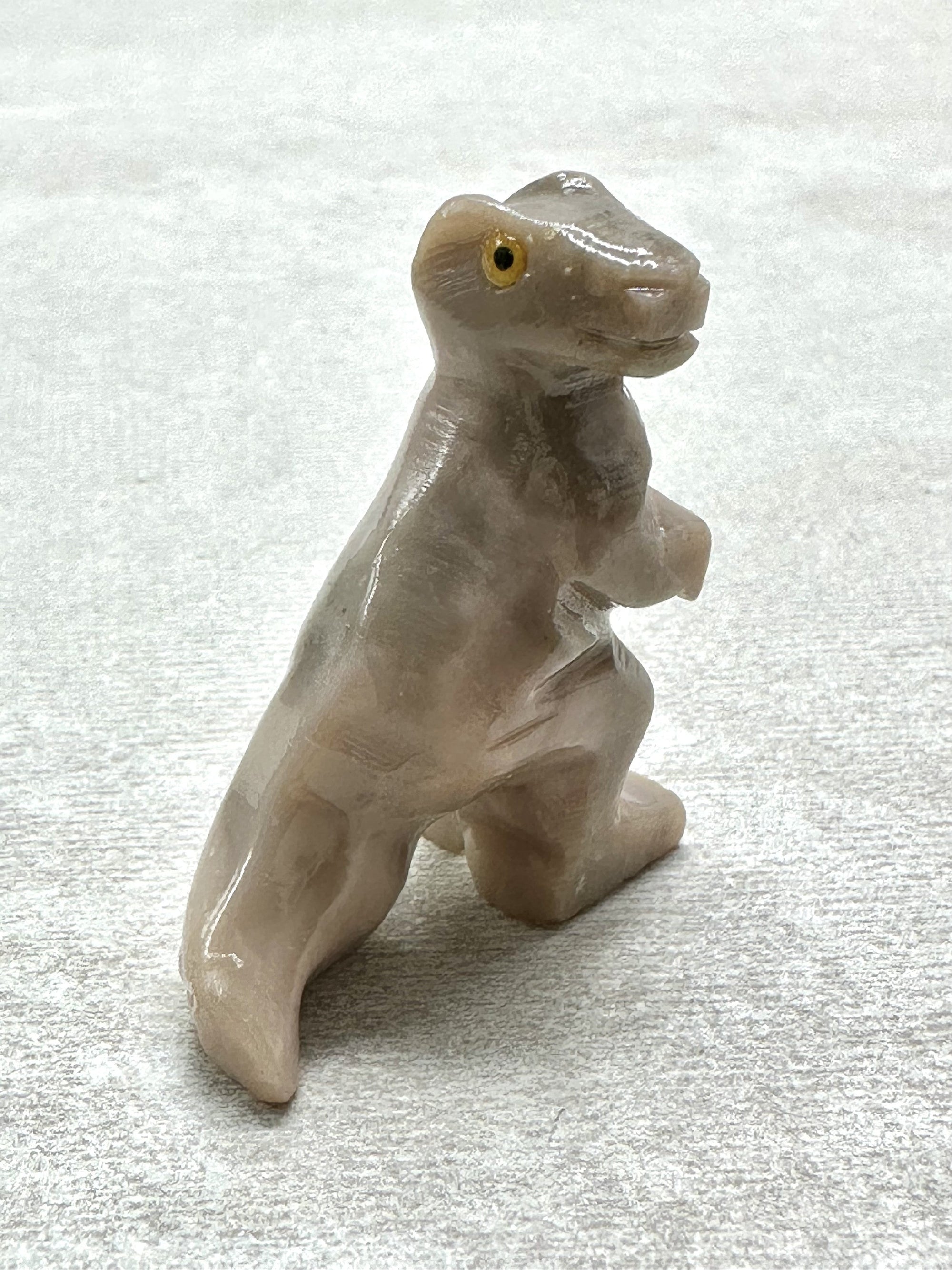 Animal made of soapstone – dinosaur