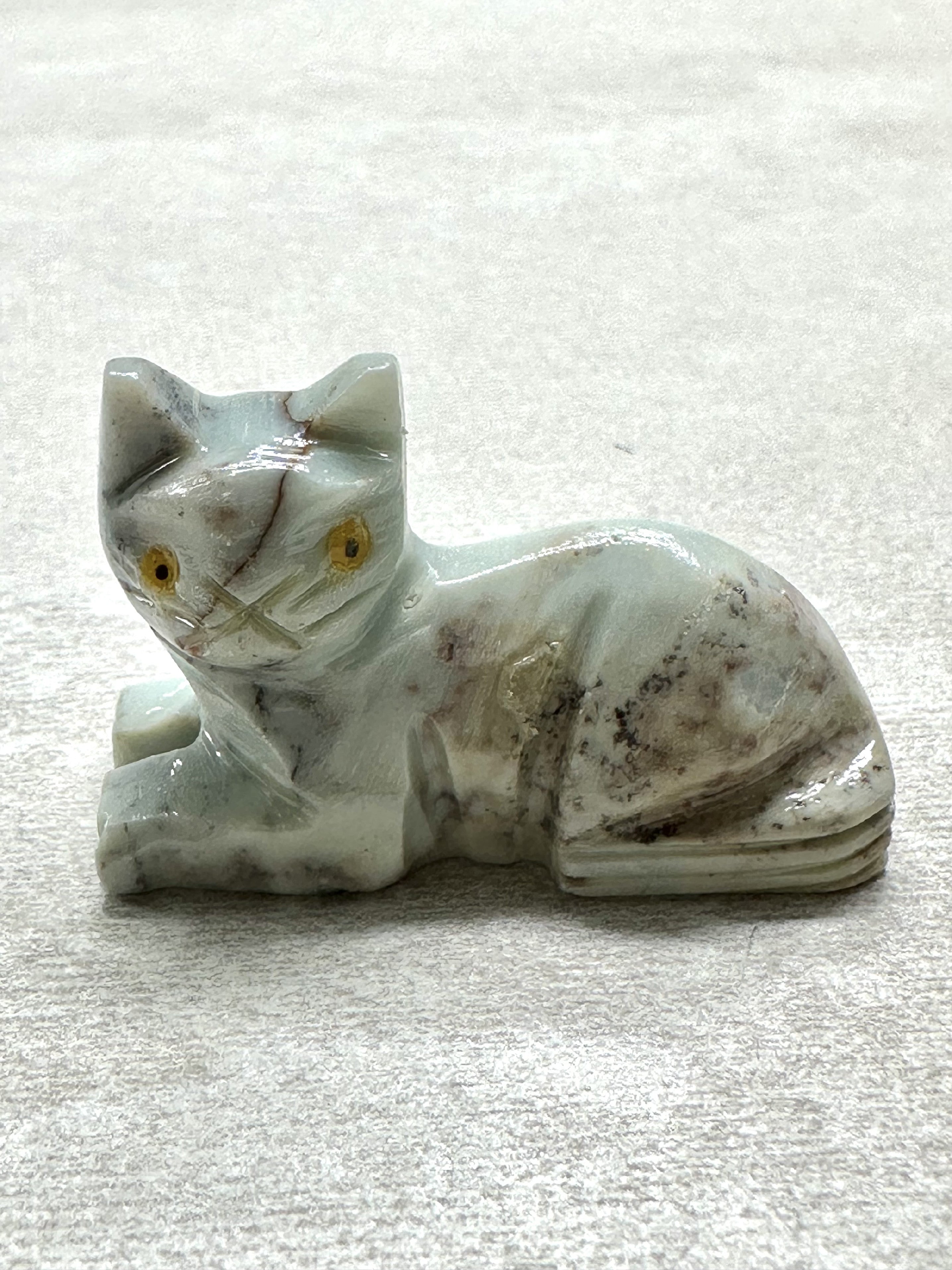 Animal made of soapstone – cat