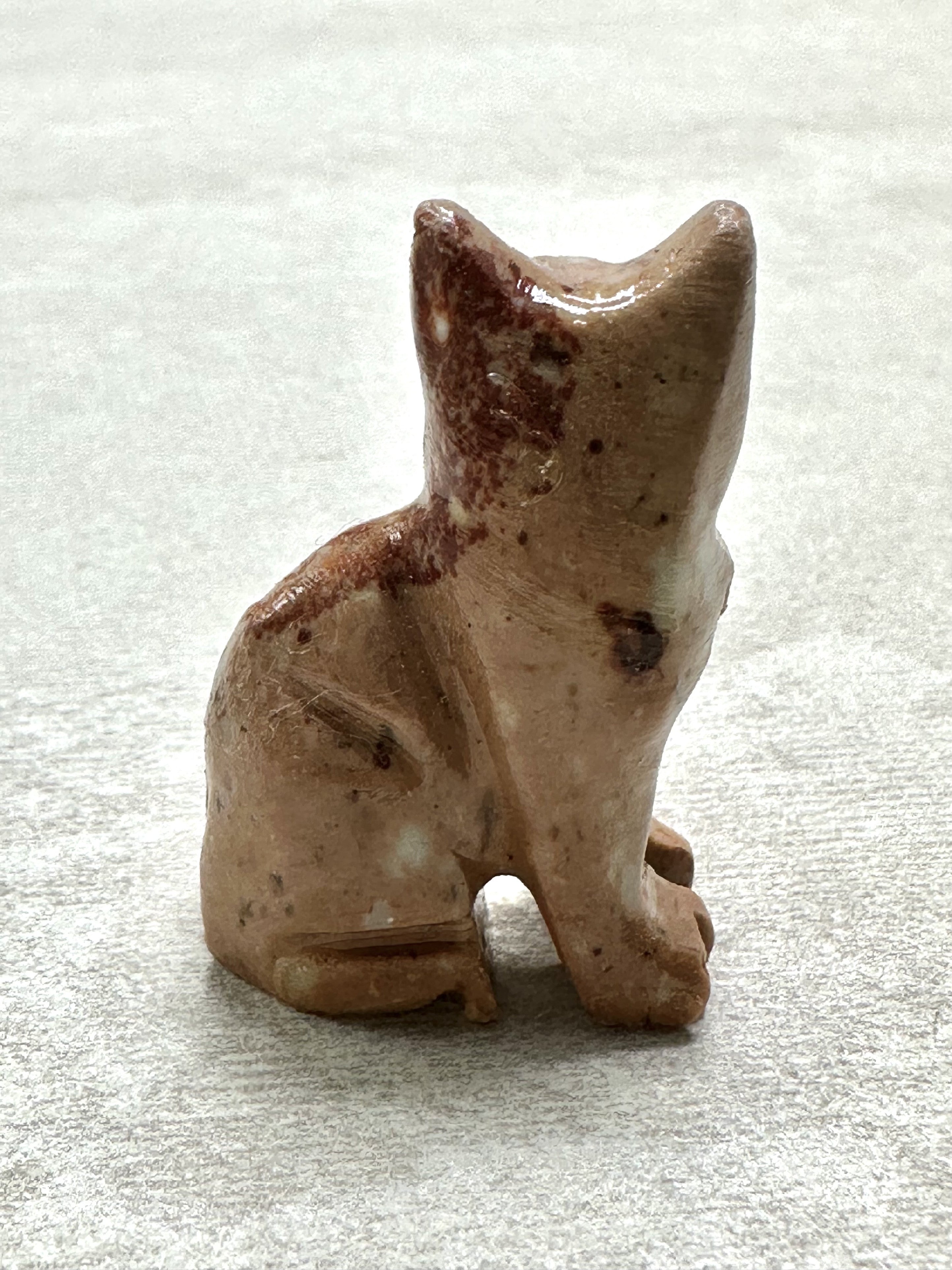 Animal made of soapstone – cat - ZV060