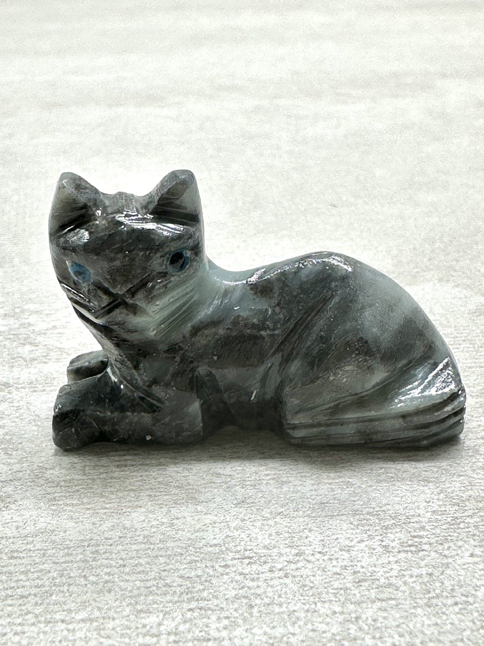 Animal made of soapstone – cat
