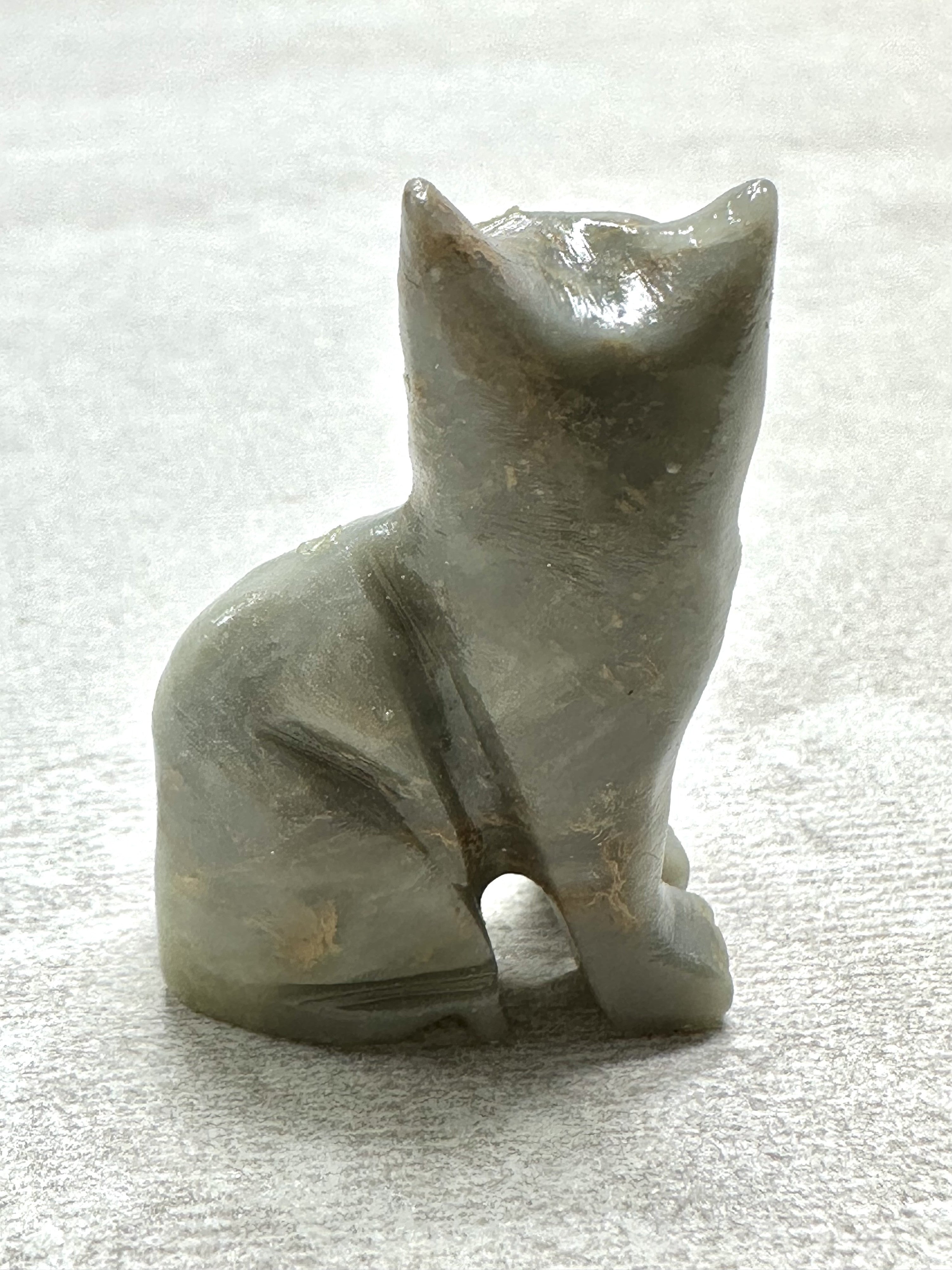 Animal made of soapstone – cat - ZV062