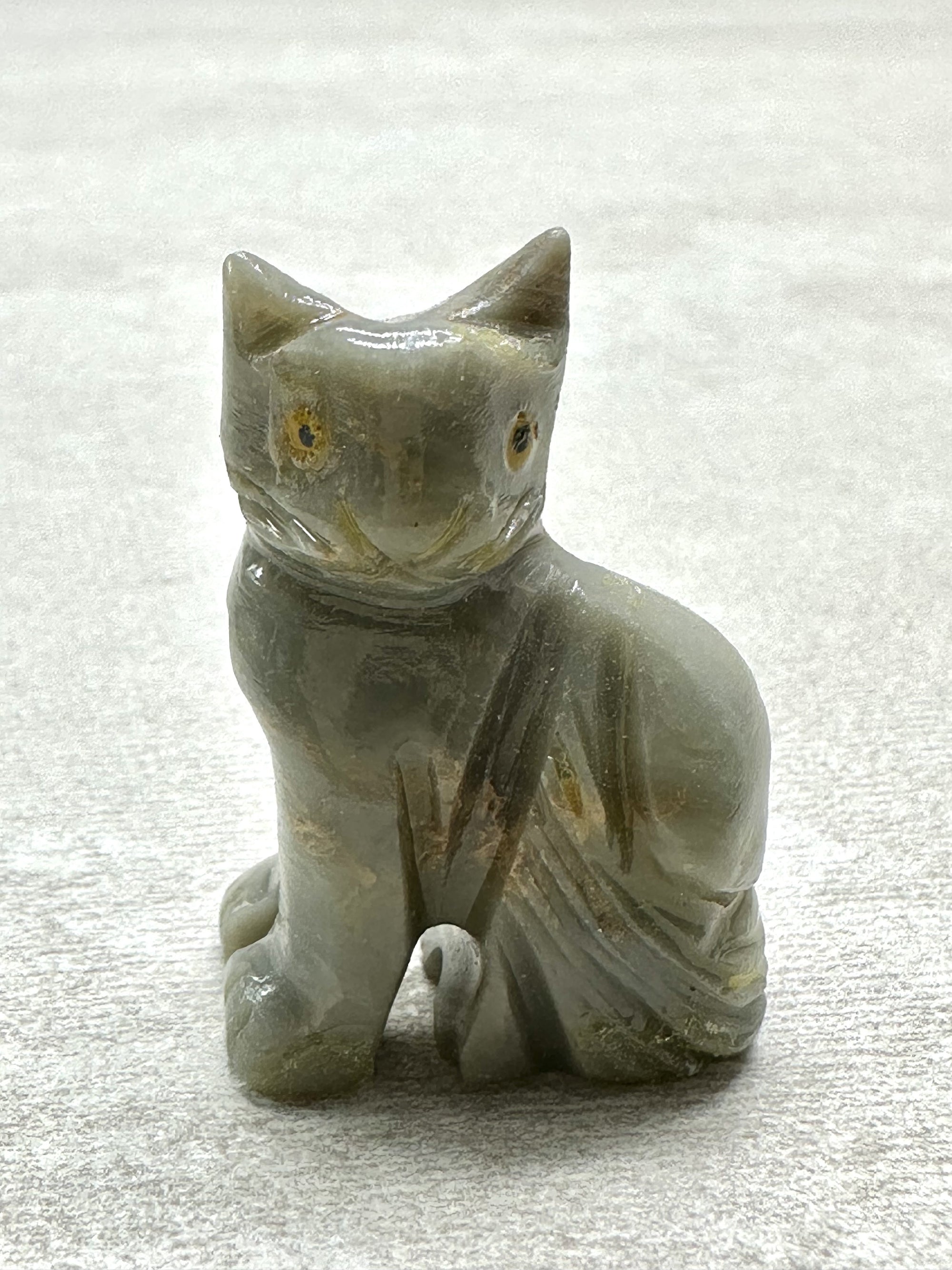 Animal made of soapstone – cat