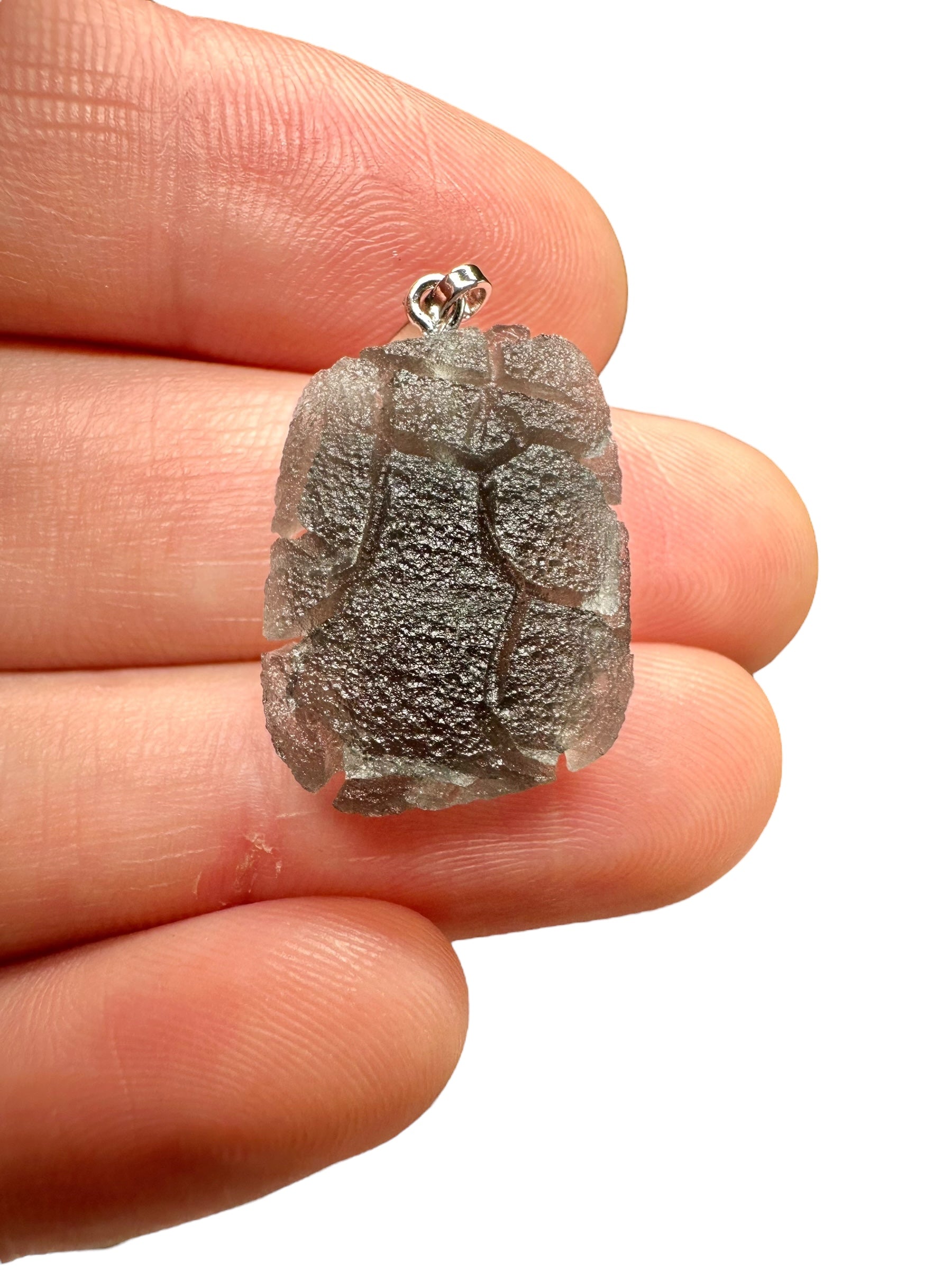 Pendant made from carpathian obsidian 2,5g - P/OB01