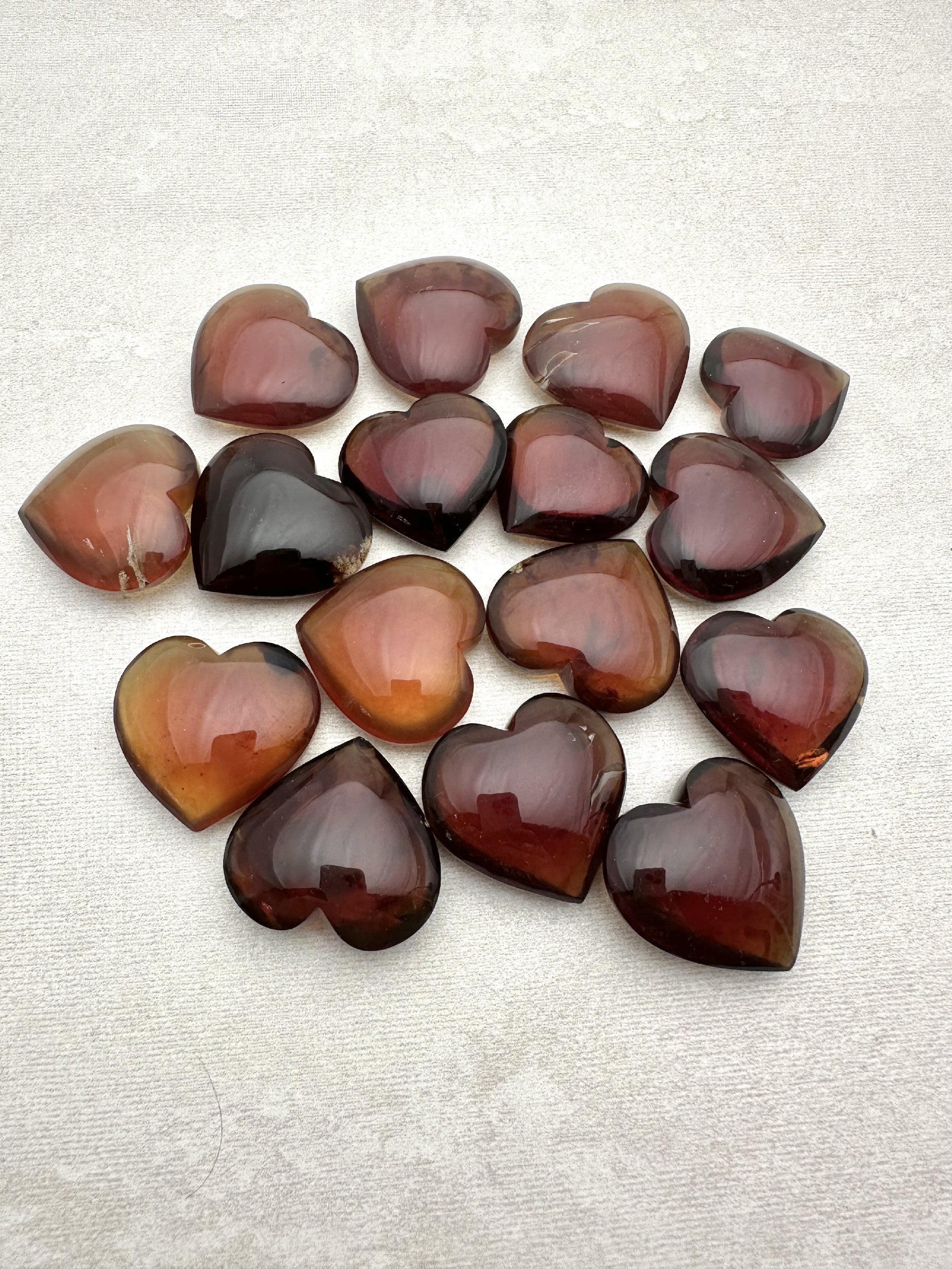 Amber heart – Sumatra, Indonesia - JS005