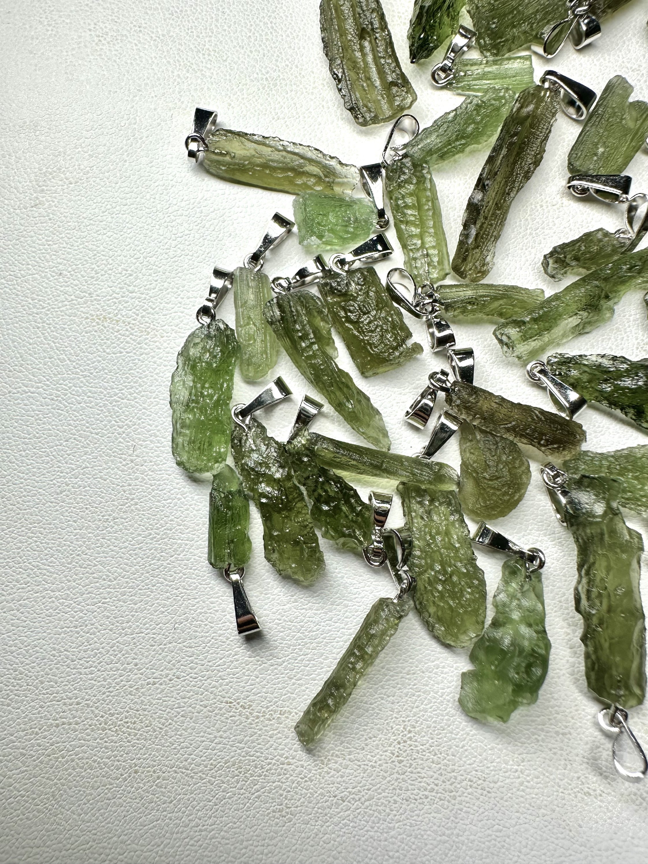 Moldavite jewellery 50 pcs - VSPERK5