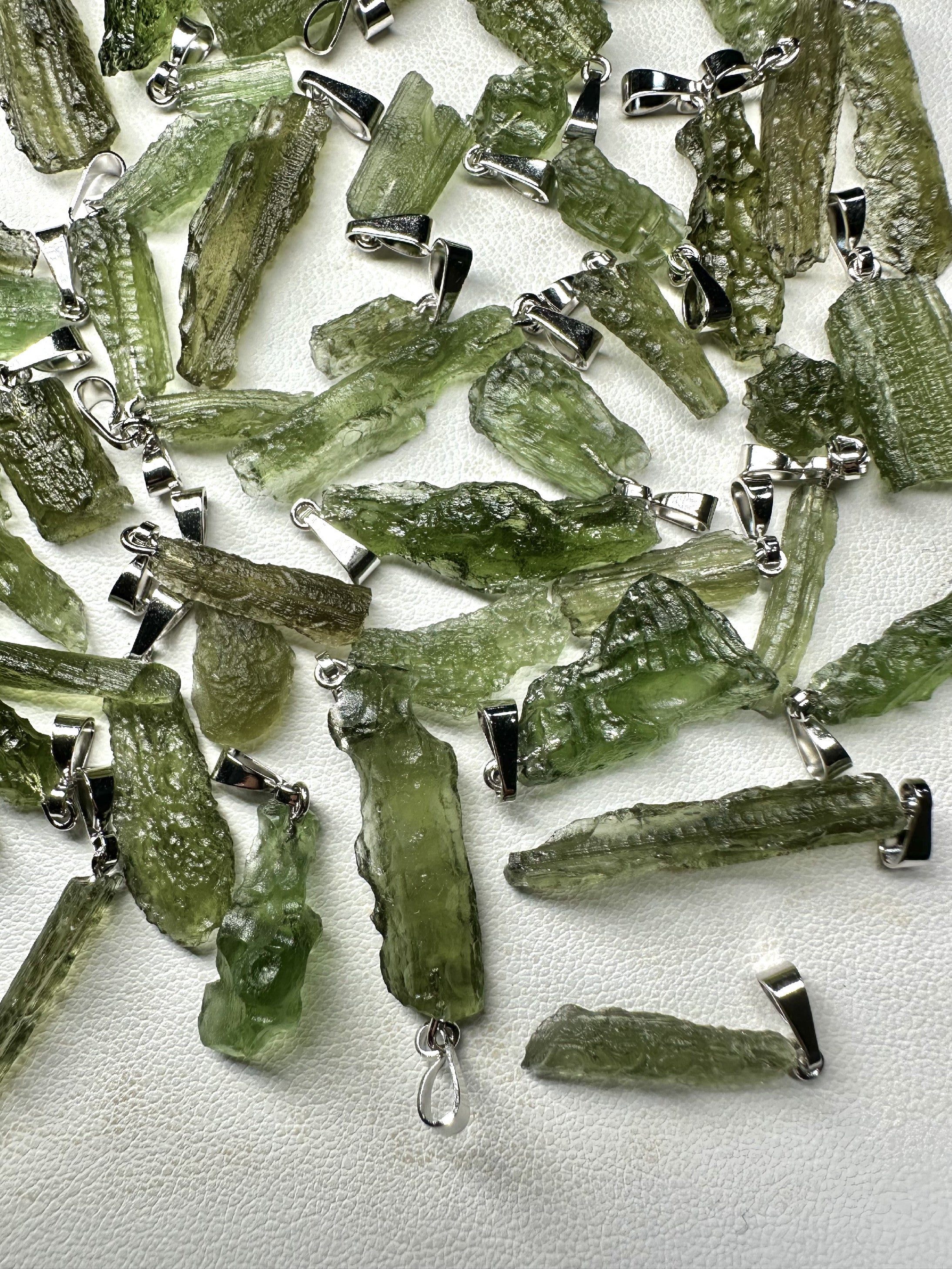 Moldavite jewellery 50 pcs - VSPERK5