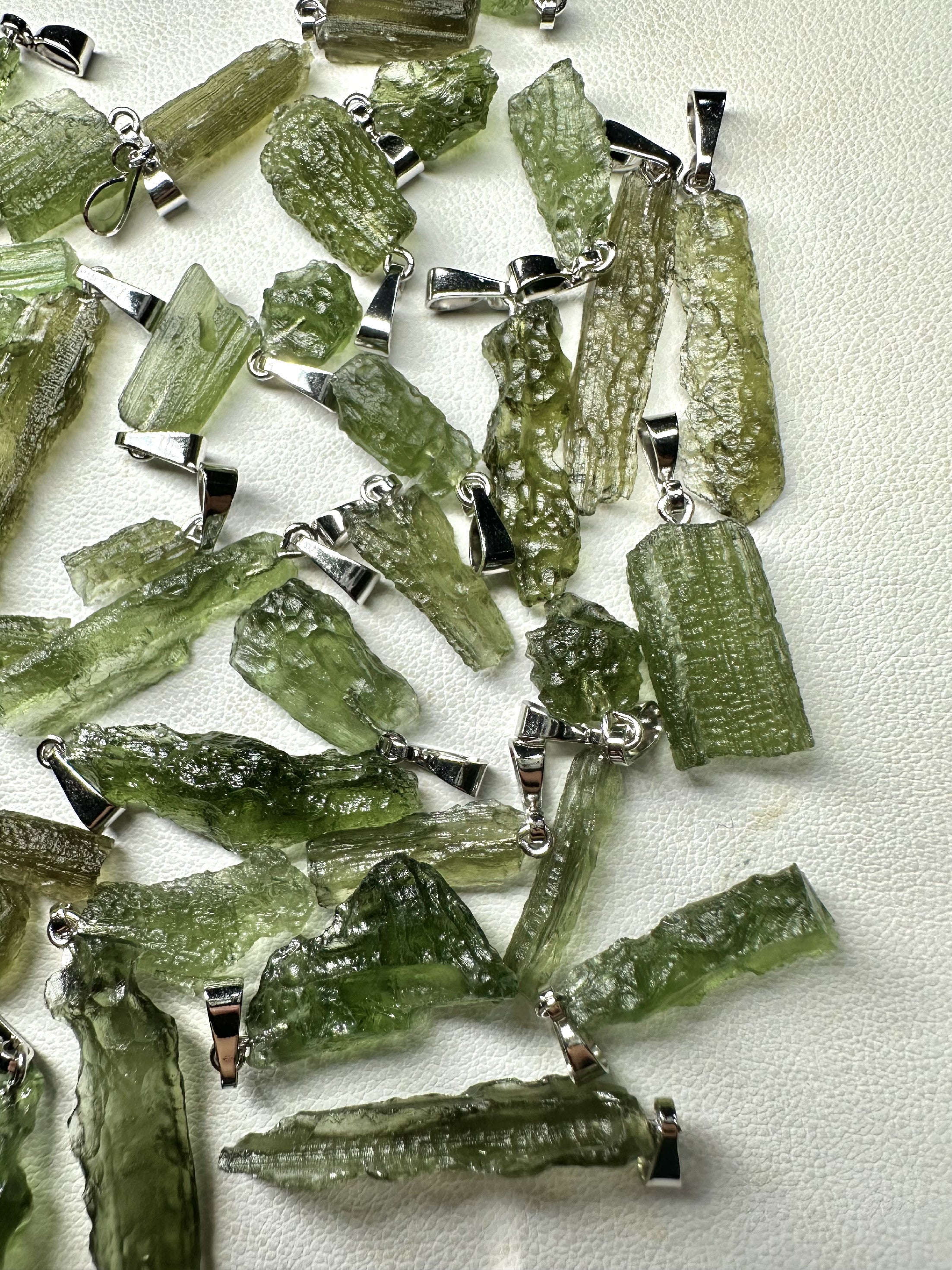 Moldavite jewellery 50 pcs - VSPERK5