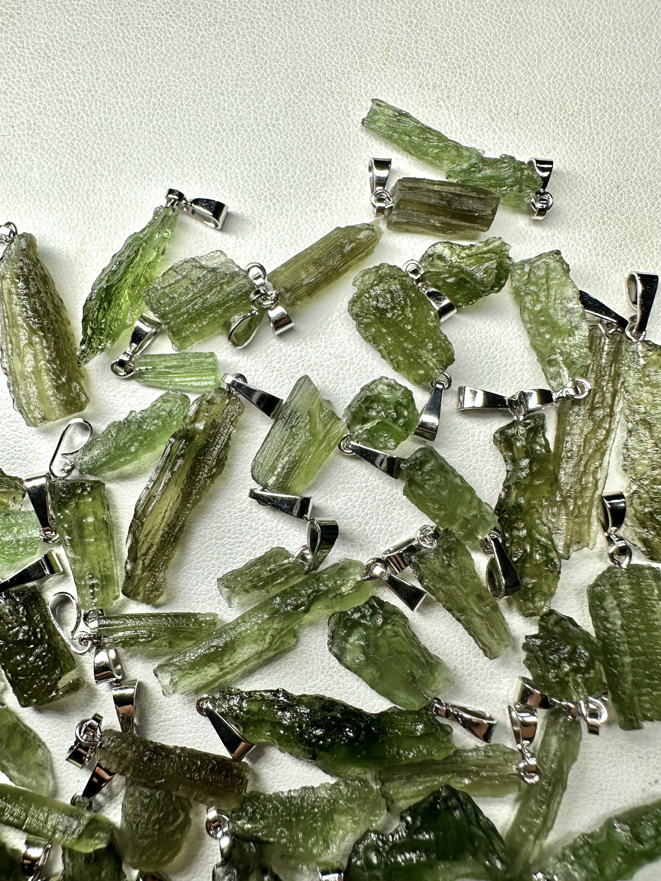 Moldavite jewellery 50 pcs - VSPERK5