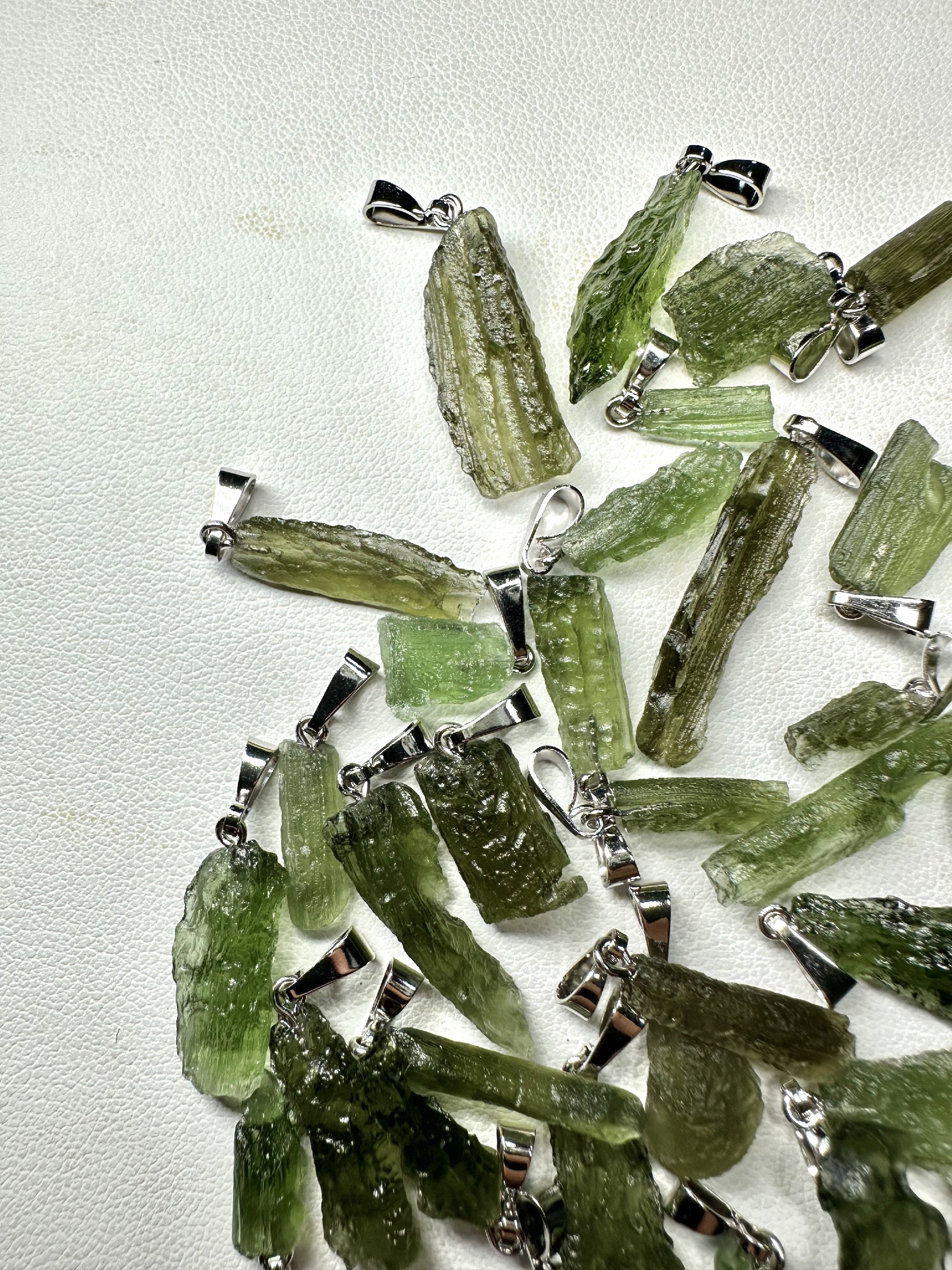 Moldavite jewellery 50 pcs - VSPERK5