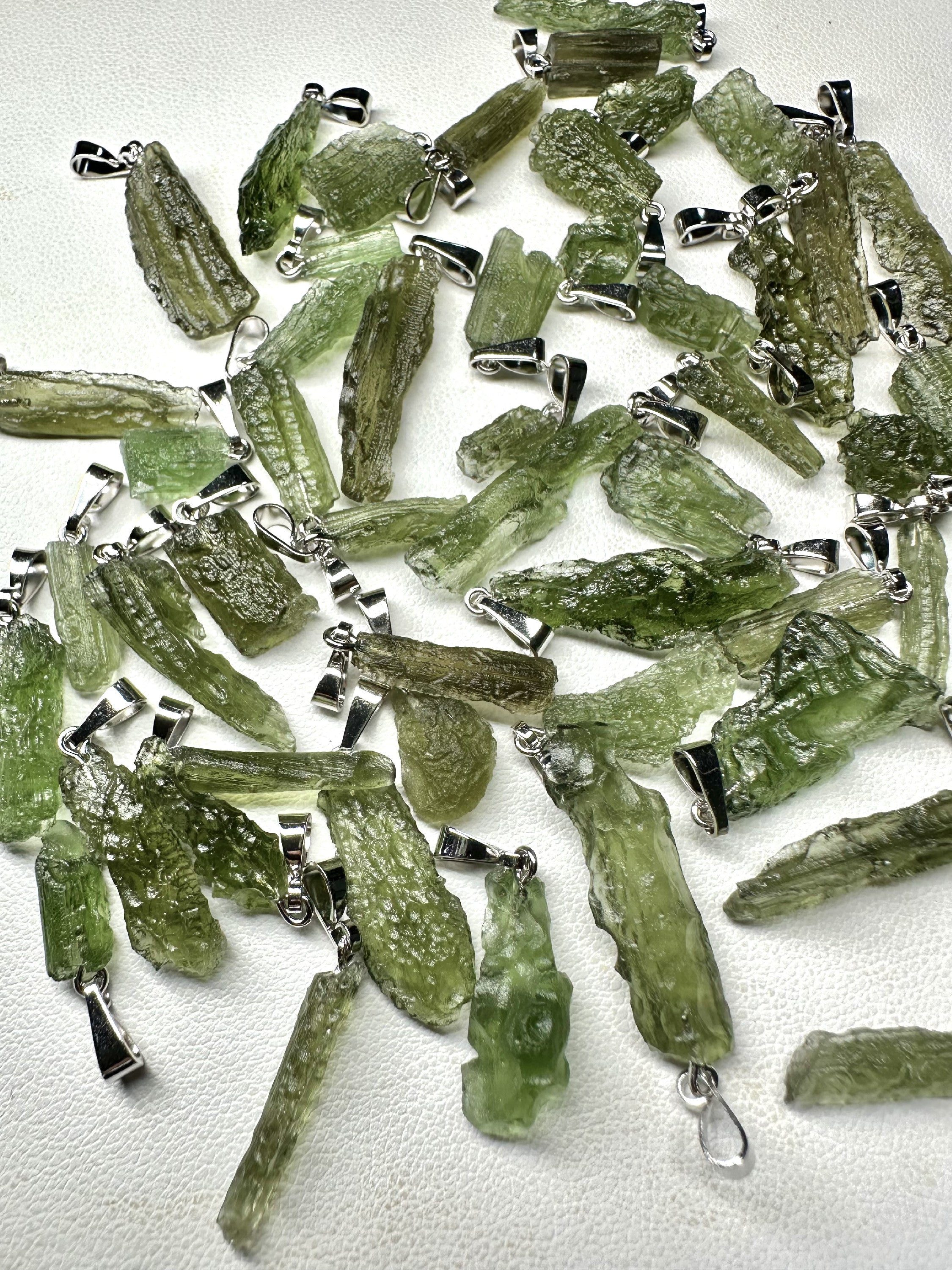 Moldavite jewellery 50 pcs - VSPERK5
