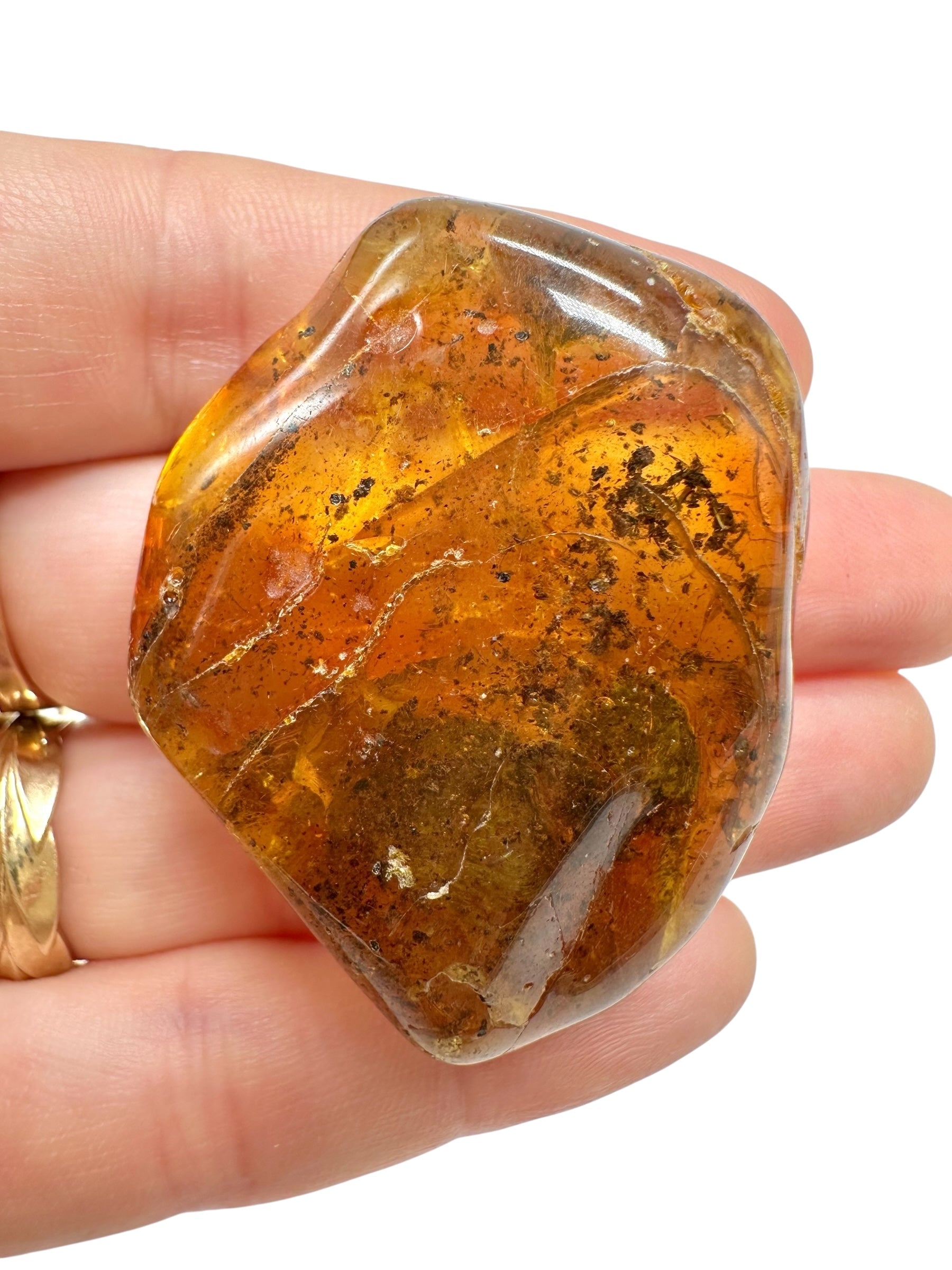 Insects in amber – Lithuania – 13,9g - IJ160