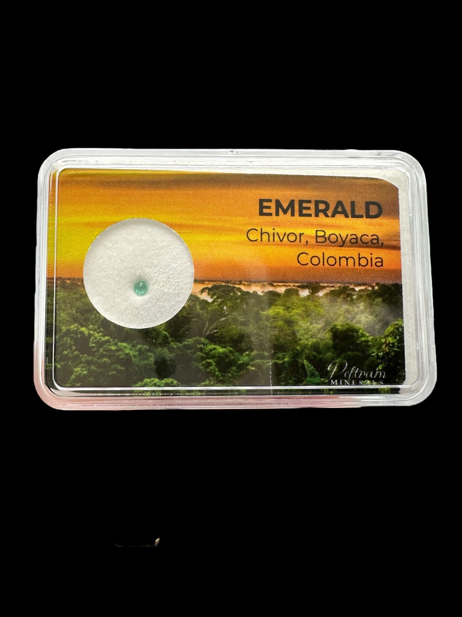 Emerald cut in box – Colombia