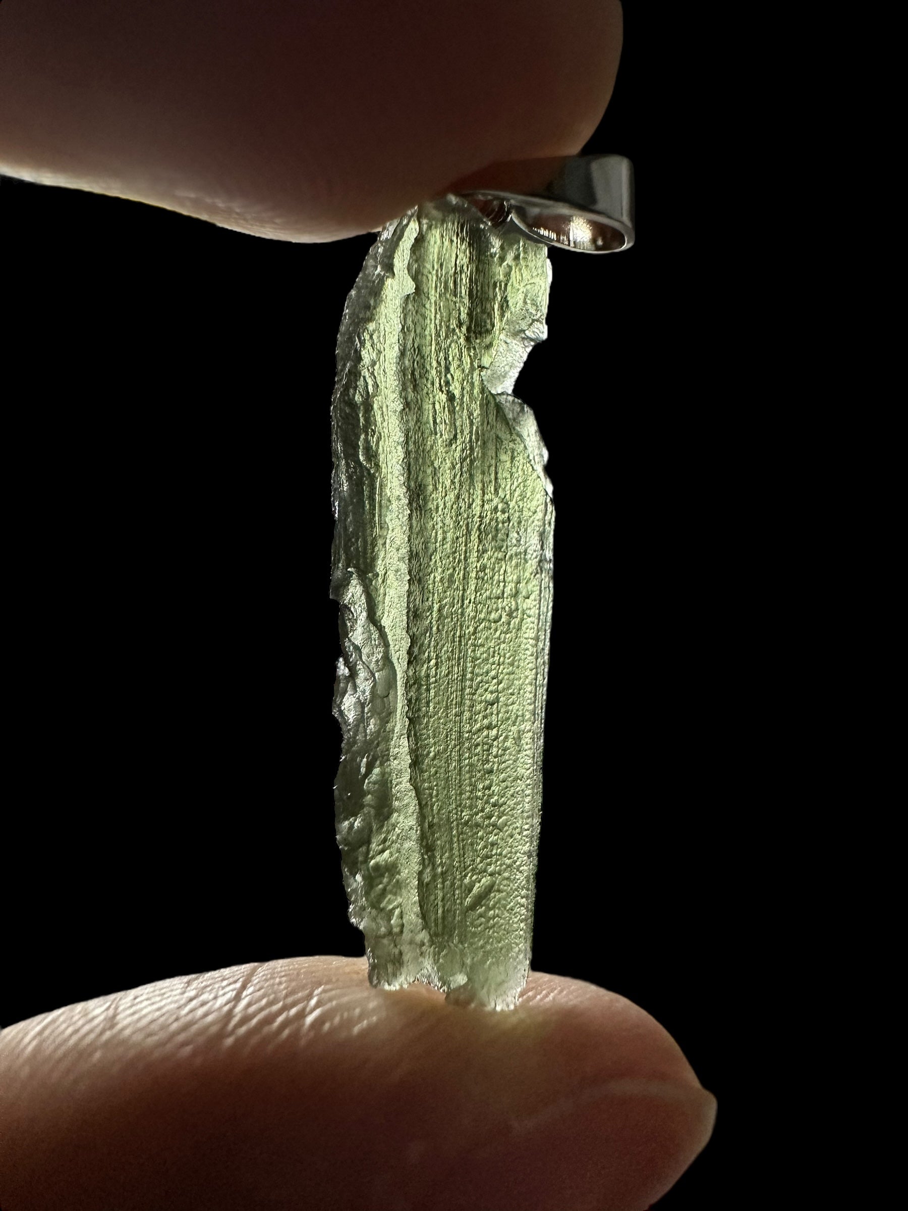 Moldavite pendant 1,5g - P/V425