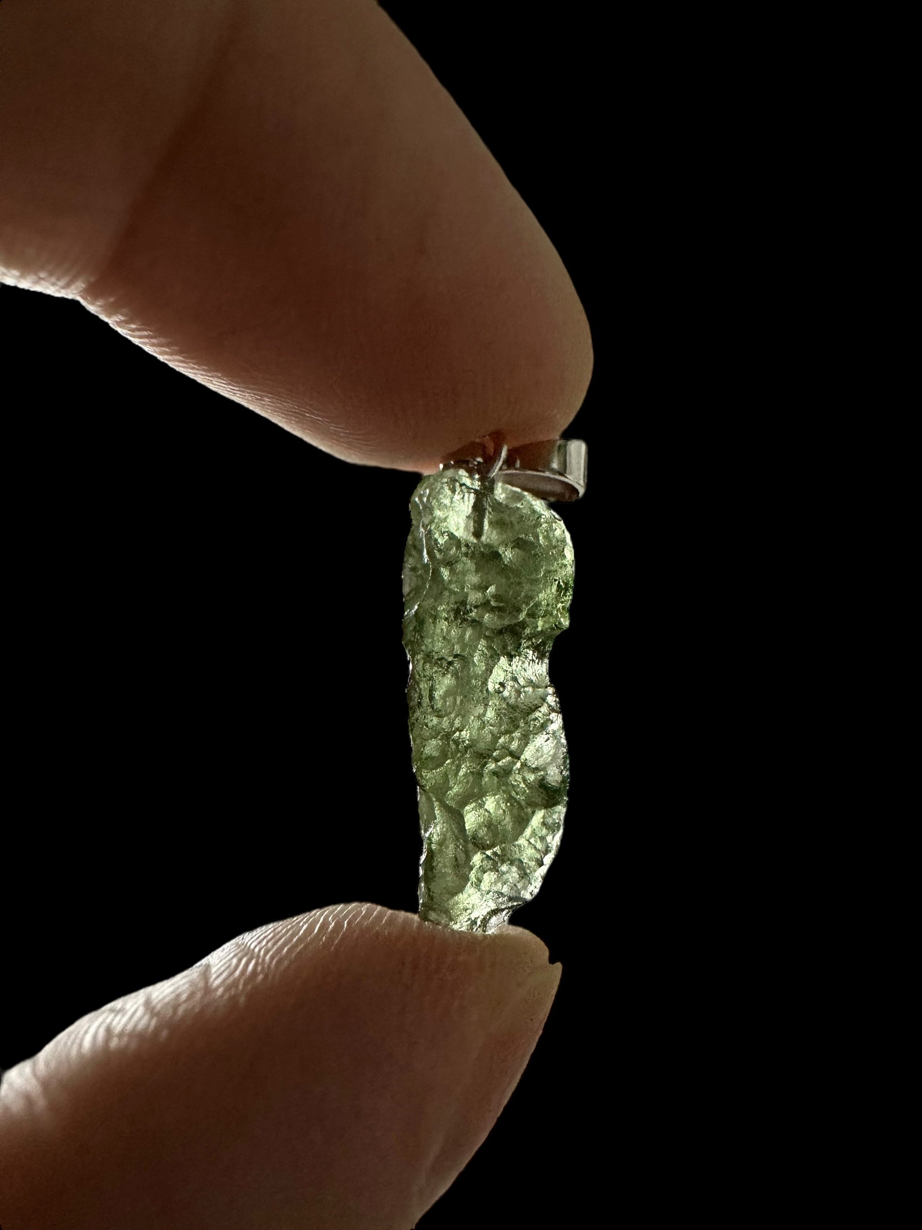 Moldavite pendant 1,3g - P/V441