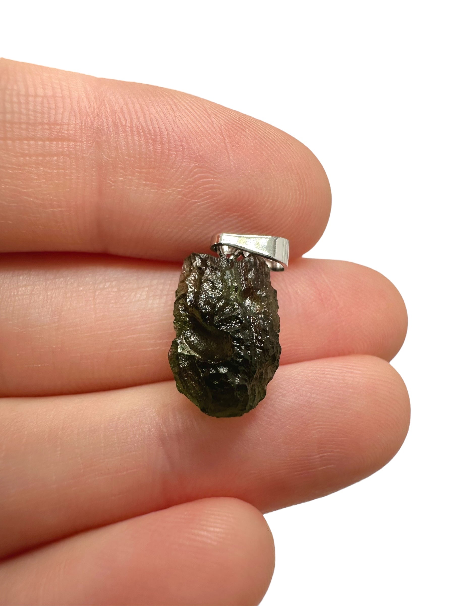 Moldavite pendant 1,3g - P/V448